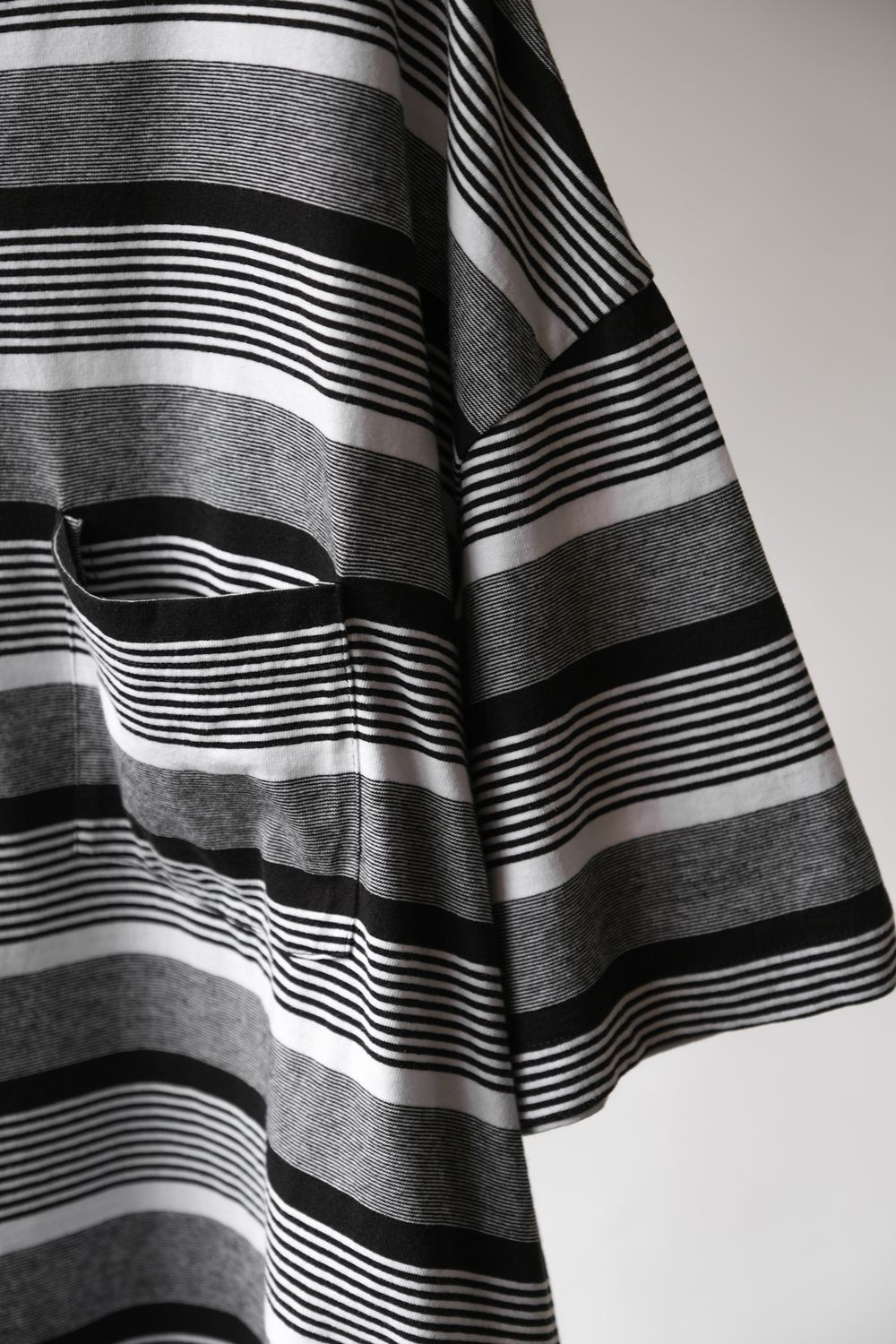 Japanese Brand YSTRDY’S TMRRW Border Baggy Tee black Size US S / EU 44-46 / 1 - 4 Thumbnail