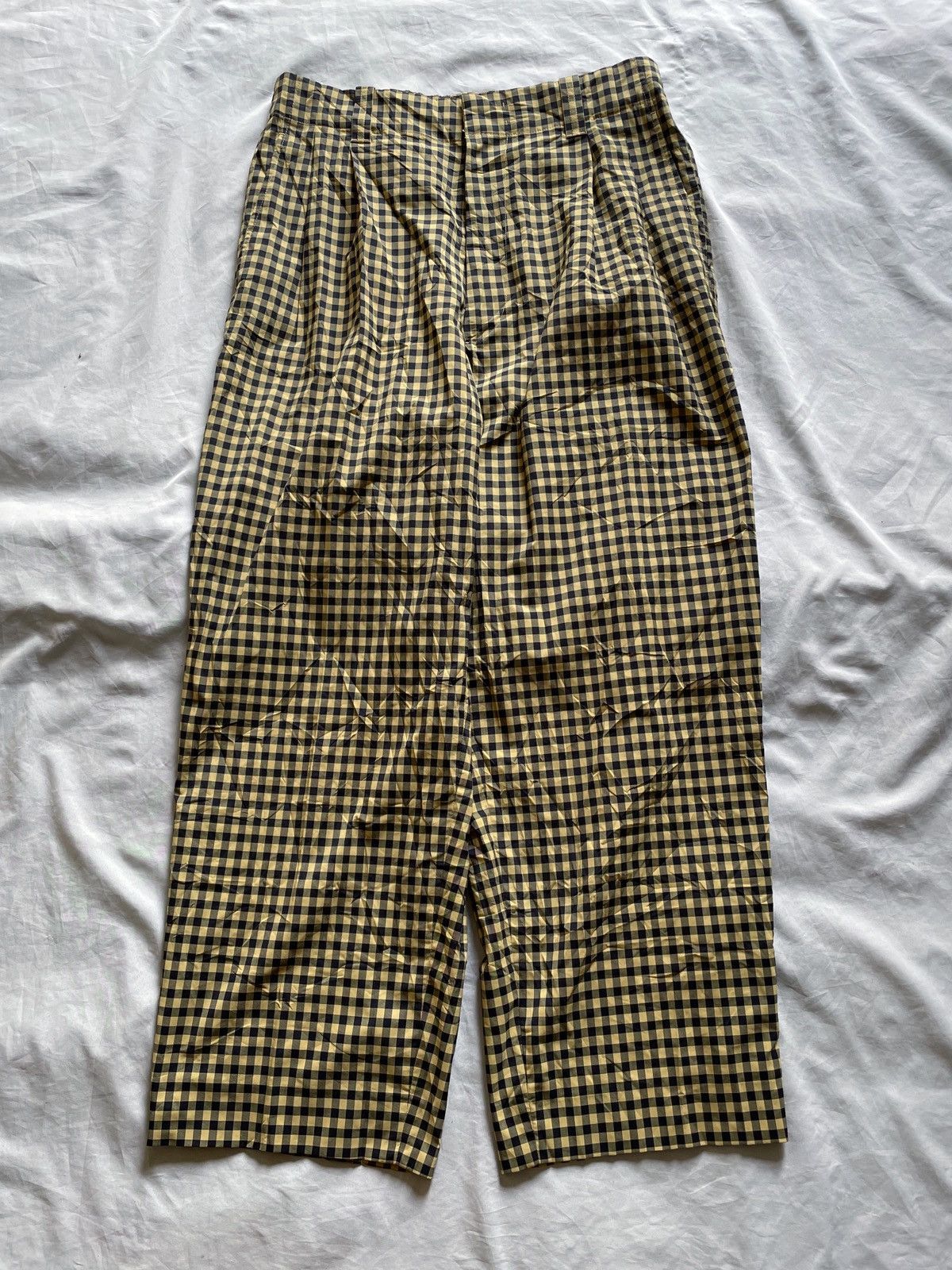 Marni × Uniqlo MARNI x UNIQLO BAGGY PLAID STYLE PANTS Size US 32 / EU 48 - 3 Thumbnail