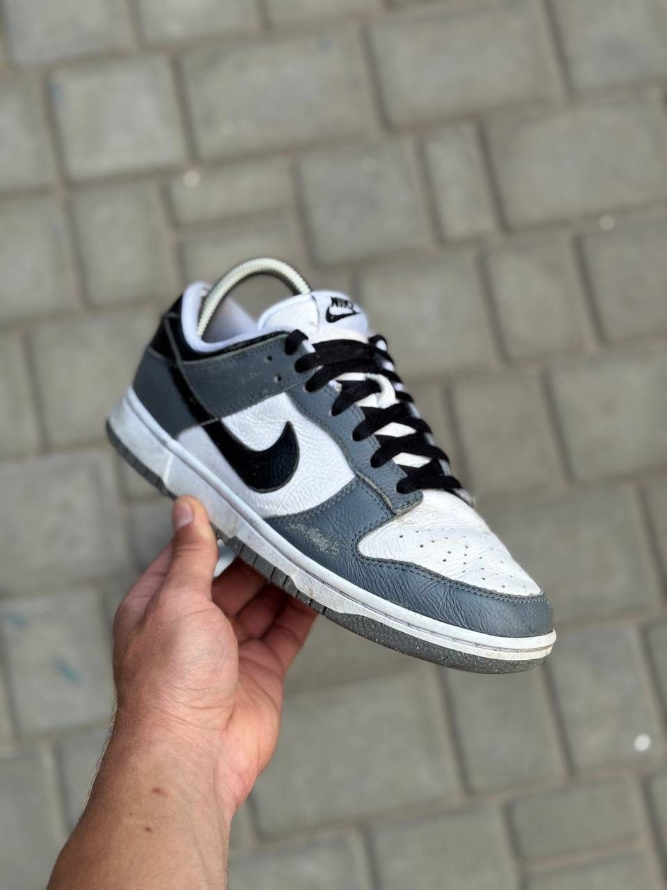 Nike Nike Dunk Low By You White Cool Grey Black Men Rare Size 6 Size US 7.5 / EU 40-41 - 2 Thumbnail