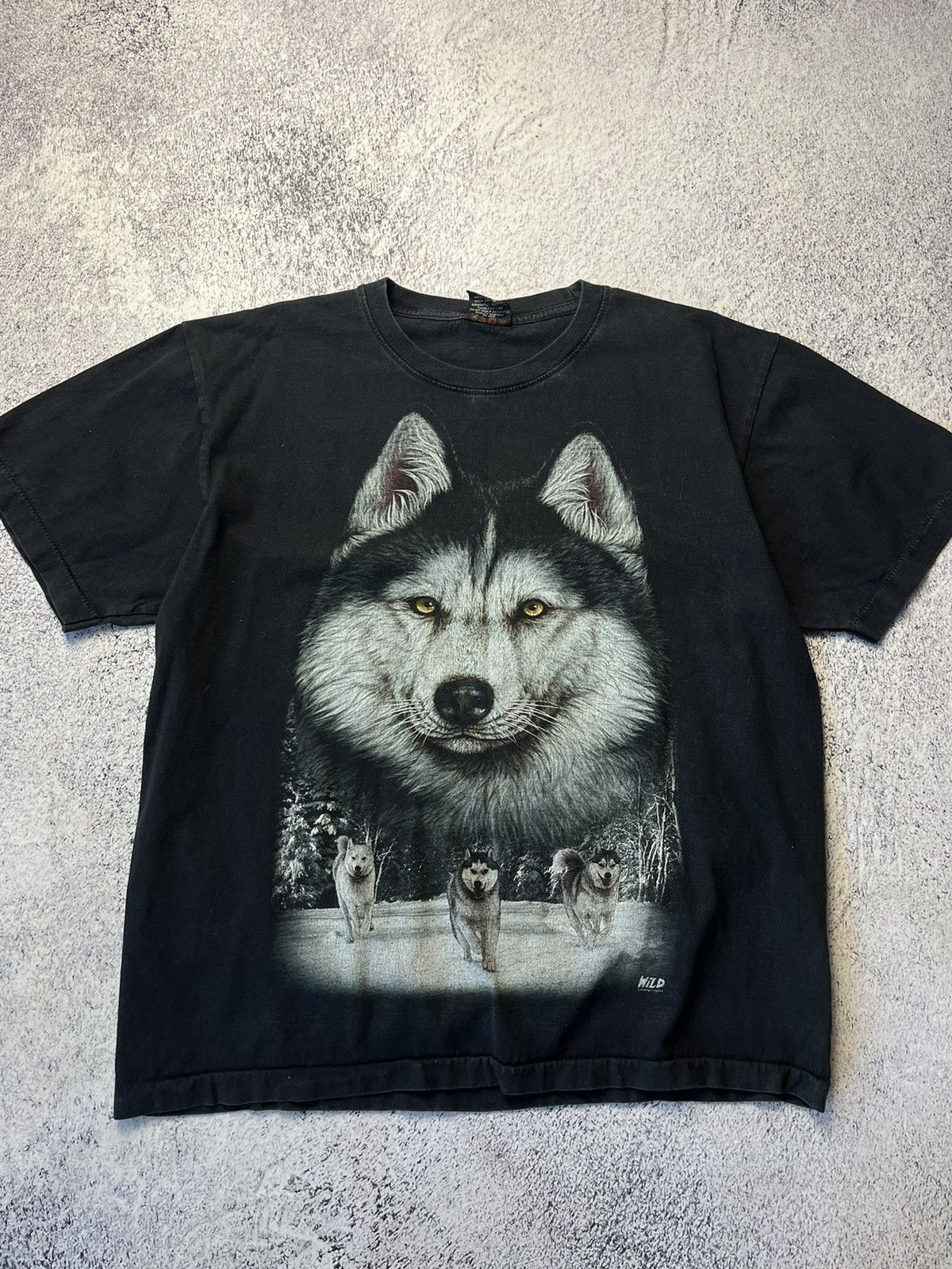 Vintage Vintage Wolf streetwear animal tee size L Size US L / EU 52-54 / 3 - 3 Thumbnail