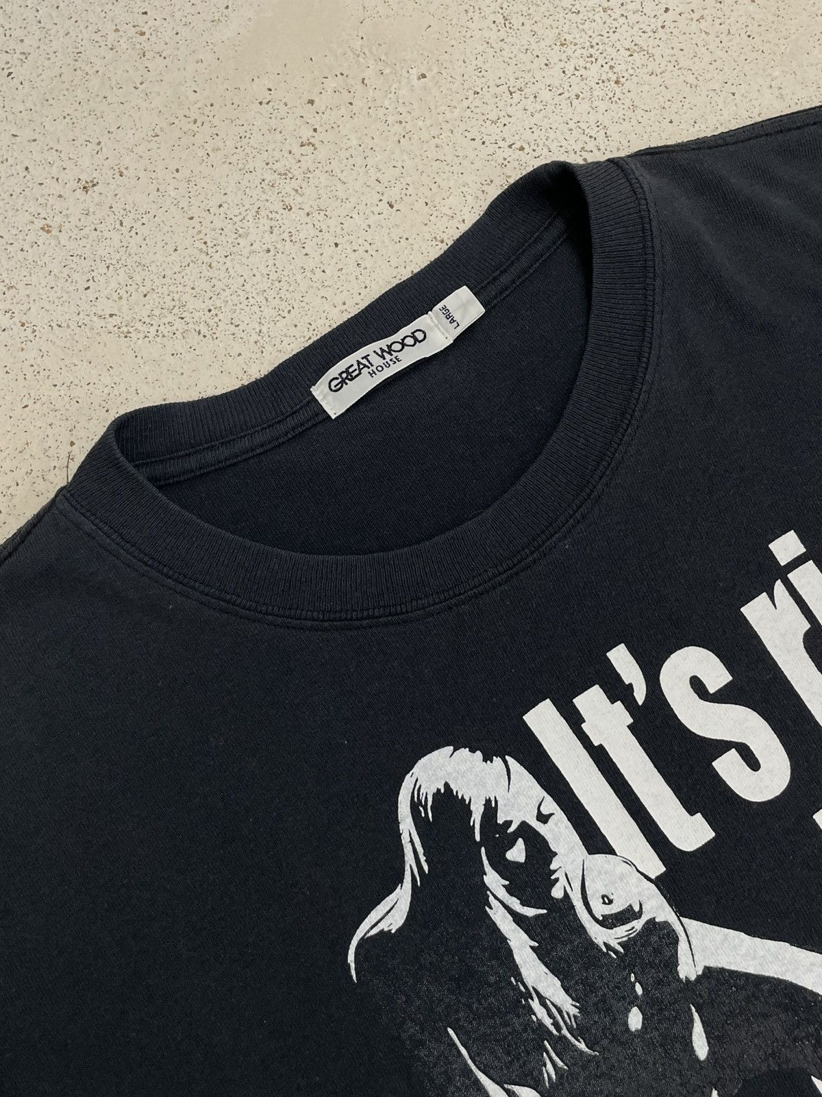 Japanese Brand Greatwood House Hysteric Glamour Style Y2K Wording Faded Size US L / EU 52-54 / 3 - 5 Thumbnail