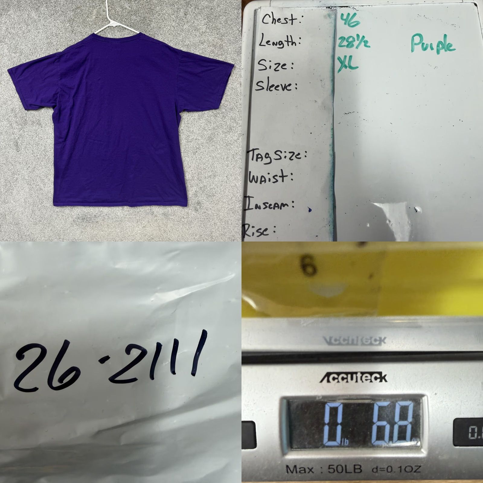 Port & Company Rugrats Nickelodeon T-Shirt Mens XL Purple Short Sleeve Cartoon 90s Kidcore Crew Neck Graphic Print Multicolor Rugrats Logo Size US XL / EU 56 / 4 - 8 Thumbnail