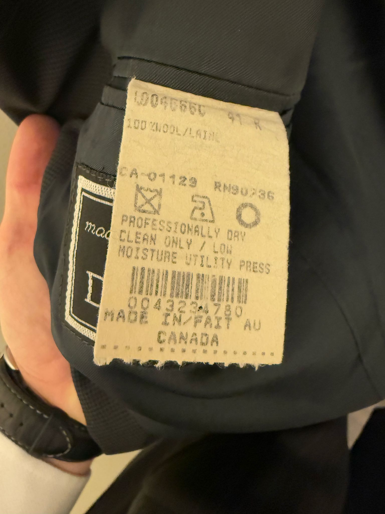 Ralph Lauren Ralph Lauren Wool Blazer – Gray Check Pattern – 100% Wool Size 40R - 3 Thumbnail