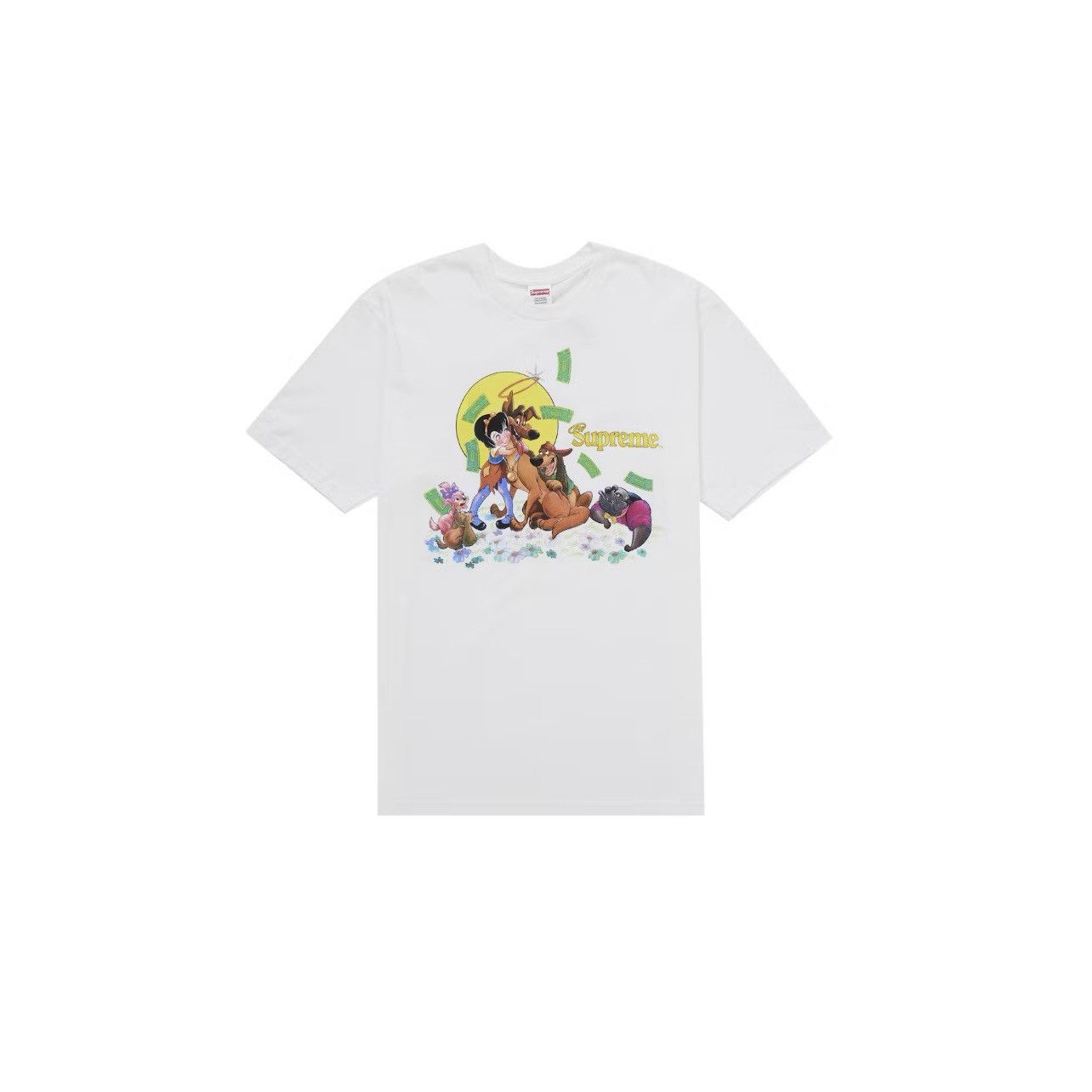 Supreme All Dogs Go To Heaven Tee Navy Supreme All Dogs Go