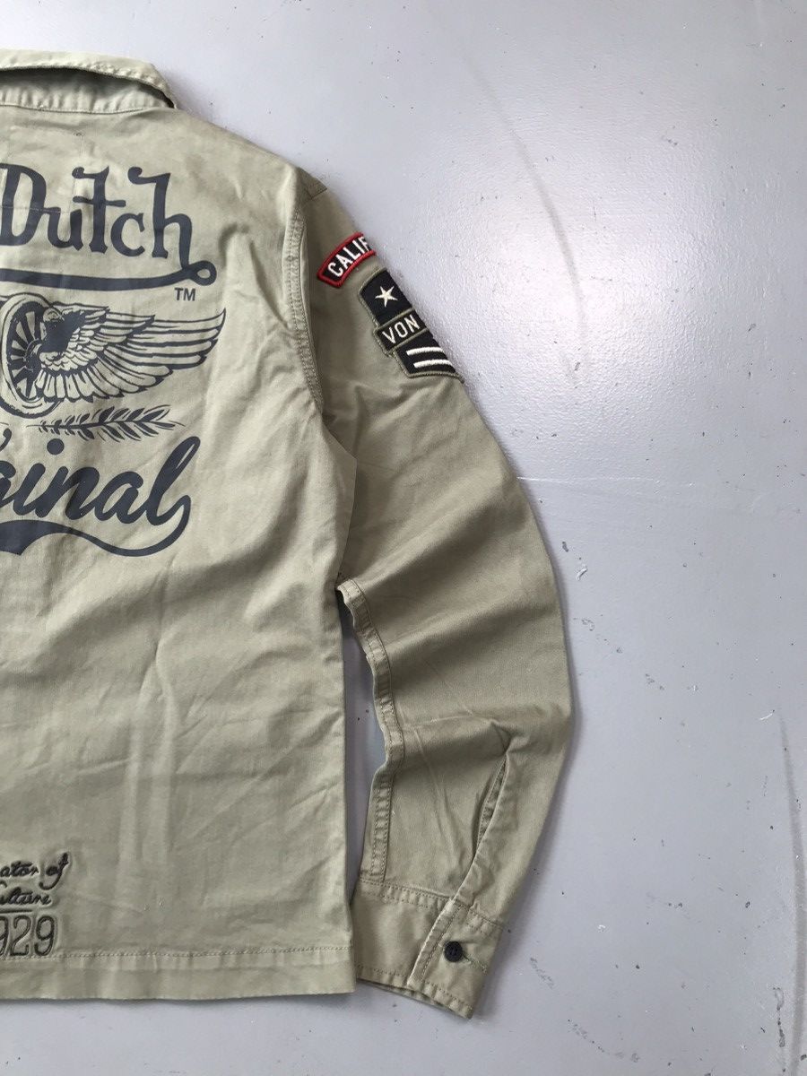 Vintage × Von Dutch Crazy Von Dutch SpellOut patchwork button up chore shirt Size US S / EU 44-46 / 1 - 11 Thumbnail