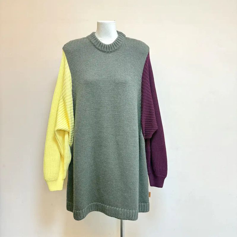 Loewe Loewe Color Block Wool Knit Sweater 0089 Size XS / US 0-2 / IT 36-38 - 1 Thumbnail