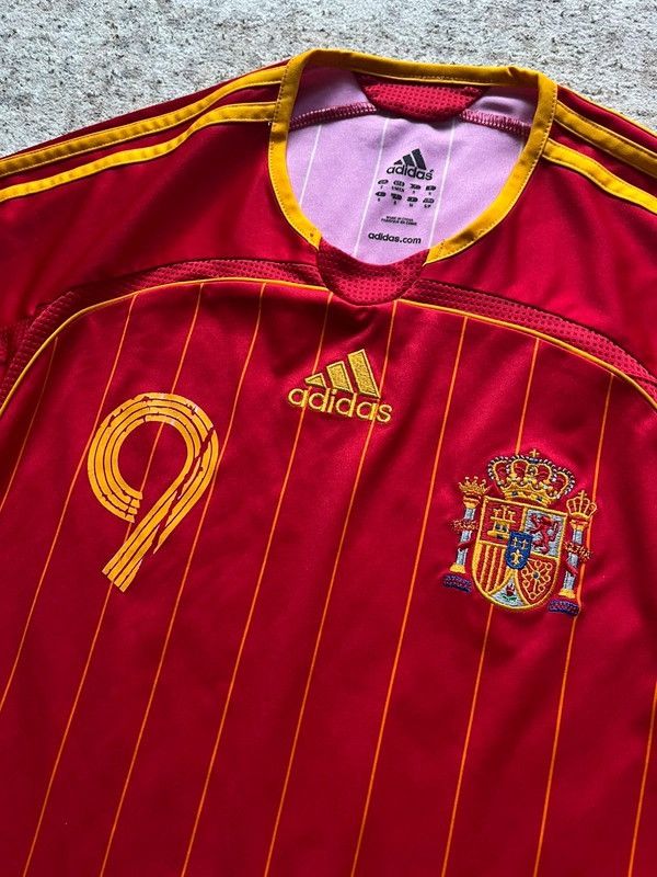 Adidas Adidas Spain F. Torres #9 Football 2006 Vintage Y2K Sz S Size US S / EU 44-46 / 1 - 2 Thumbnail