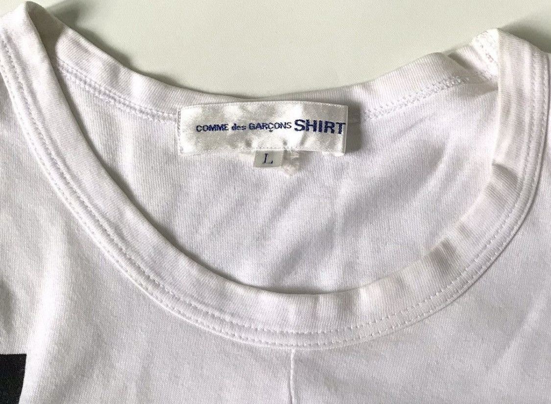 Comme des Garcons Vintage CDG SHIRT split logo longsleeve Size US L / EU 52-54 / 3 - 5 Thumbnail