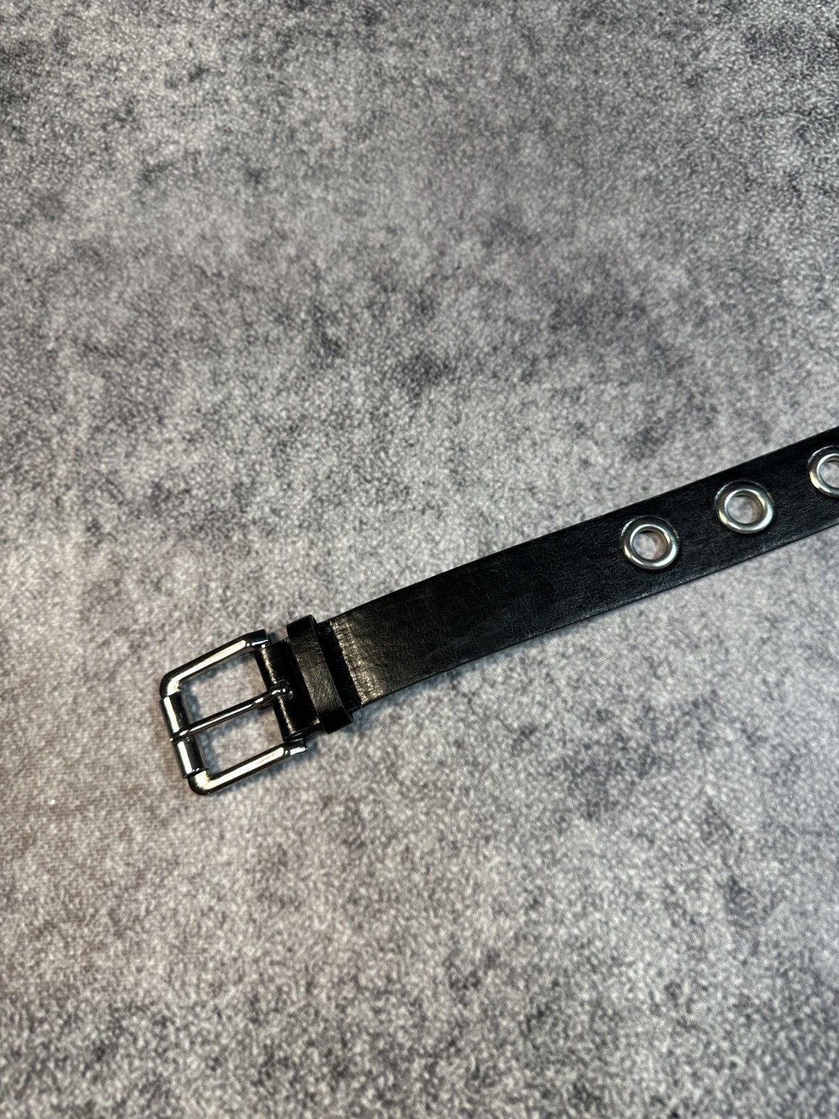 Other Y2K Leather Full Hole Belts Streetwear Opium Style Rare V Size ONE SIZE - 3 Thumbnail