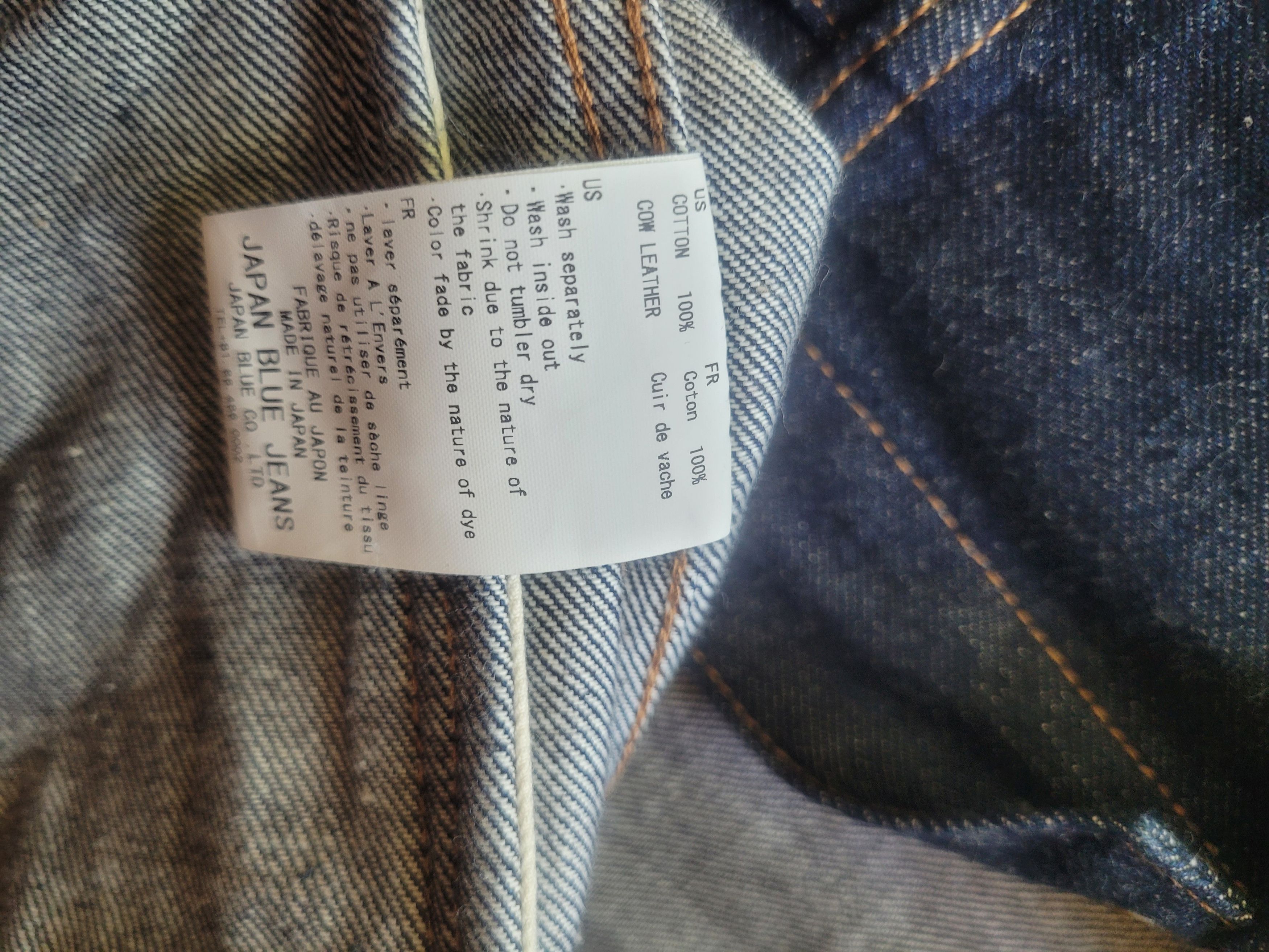 Japan Blue J38630J01 13.5oz Côte d'Ivoire Selvedge Denim Jacket Size US XS / EU 42 / 0 - 4 Thumbnail