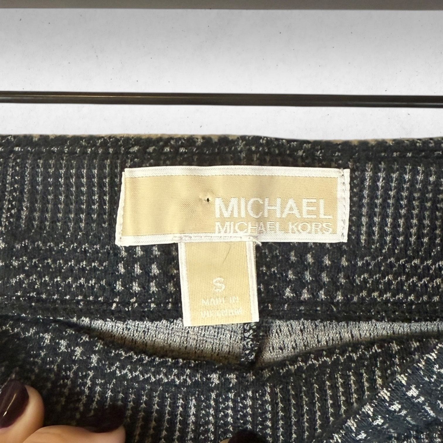 Michael Kors Michael Kors Women's Size S Plaid Pull-on Skinny Ankle Pants Size 28" / US 6 / IT 42 - 3 Thumbnail
