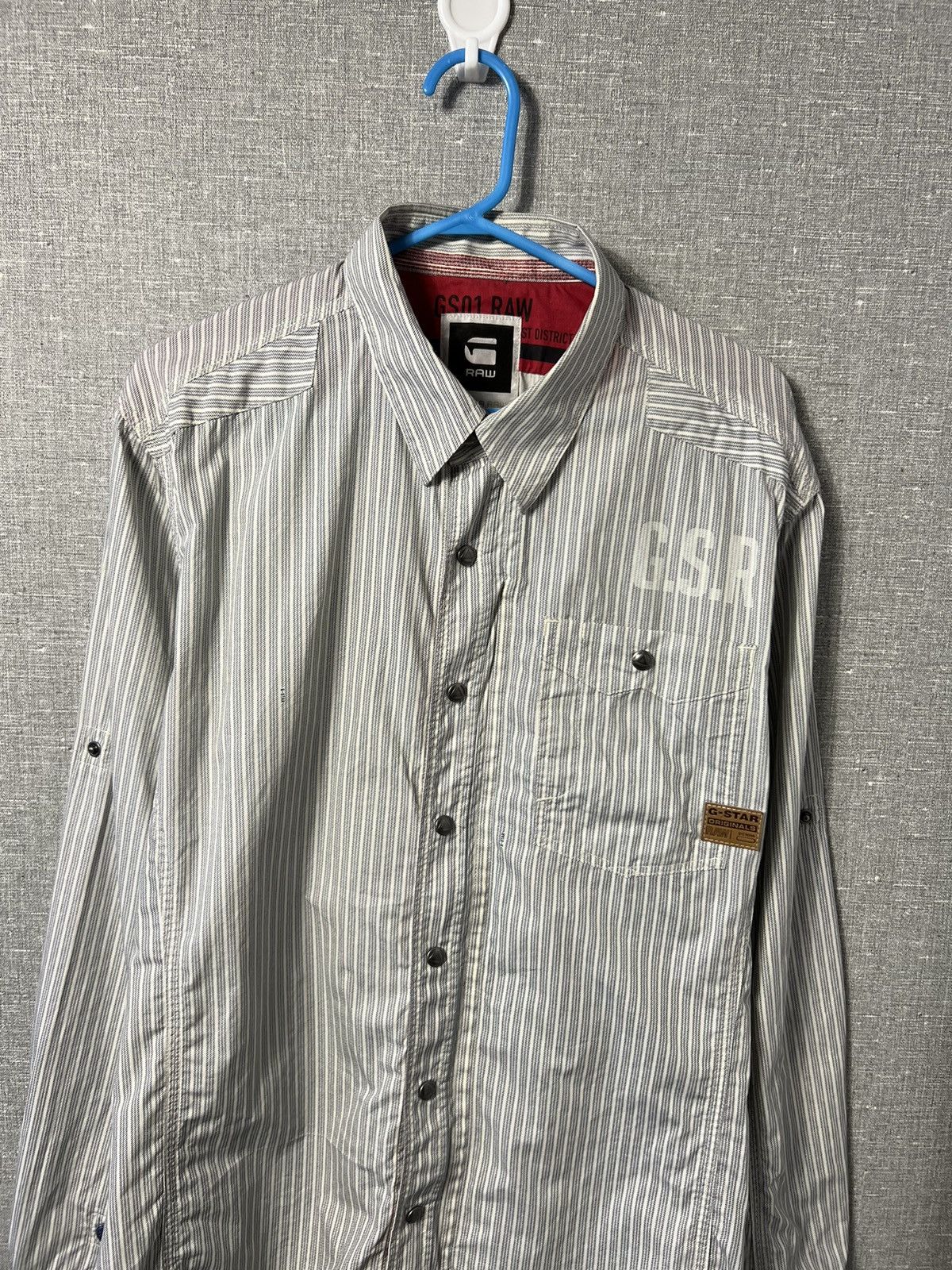 G-Star Rare G-Star RAW Ne 5620 Skye Zip Shirt Long Sleeve With Logo Size US XL / EU 56 / 4 - 3 Thumbnail