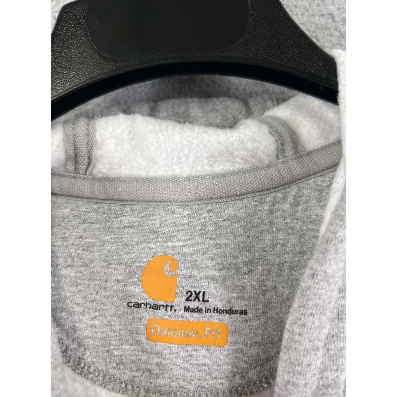 Carhartt Carhatt Hoodie Mens 2XL Gray Pullover Sweatshirt Cotton Blend Pocket K121 Size US XXL / EU 58 / 5 - 4 Thumbnail