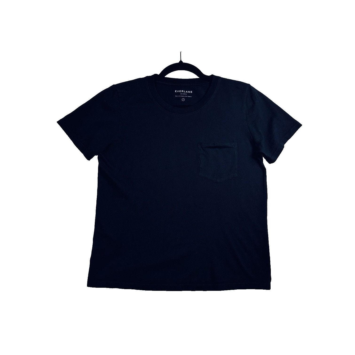 Everlane Everlane Womens The Box-Cut Tee In Essential Black Small Sho Size S / US 4 / IT 40 - 10 Thumbnail