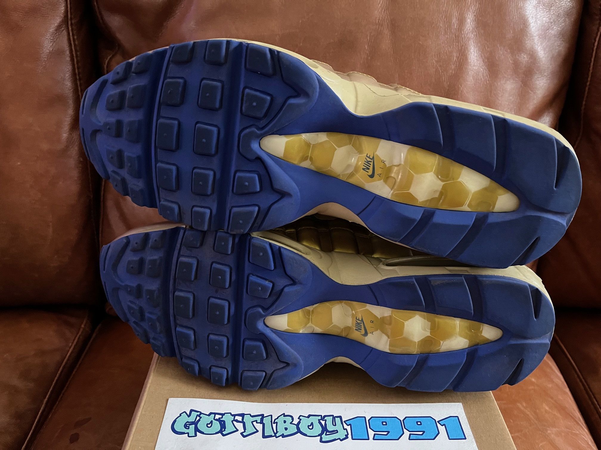 Nike Nike Air Max 95 Premium 'Kashima Antlers' 2005 LA Rams QS Size US 10.5 / EU 43-44 - 7 Thumbnail