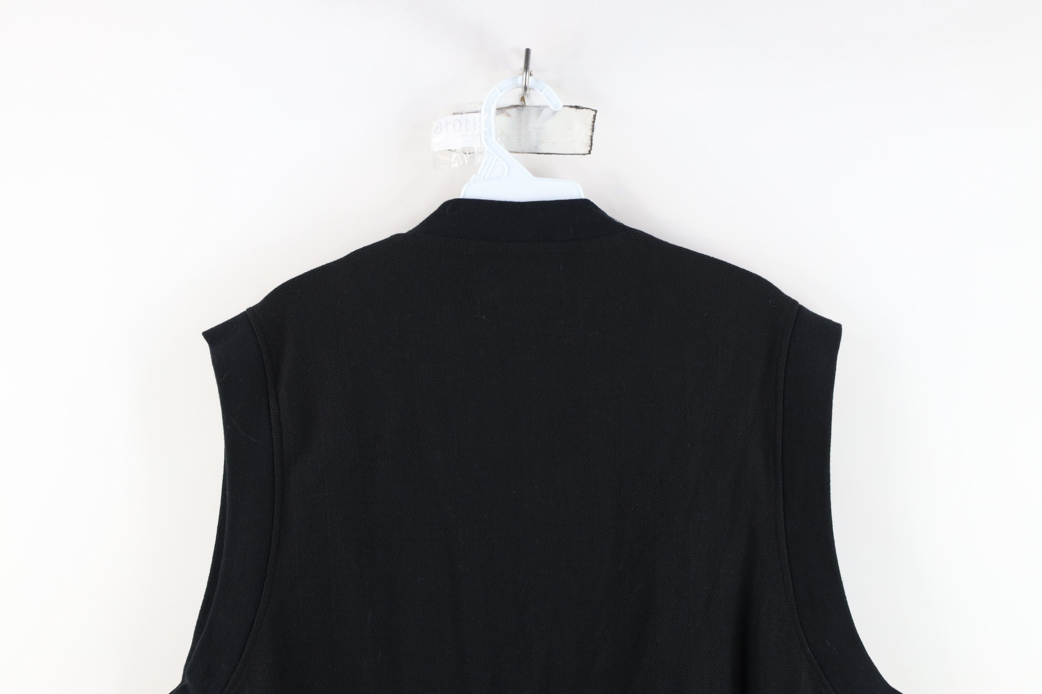 Vintage Vintage 90s Streetwear V-Neck Golf Sweater Vest Black Size XXL / US 16-18 / IT 52-54 - 10 Thumbnail