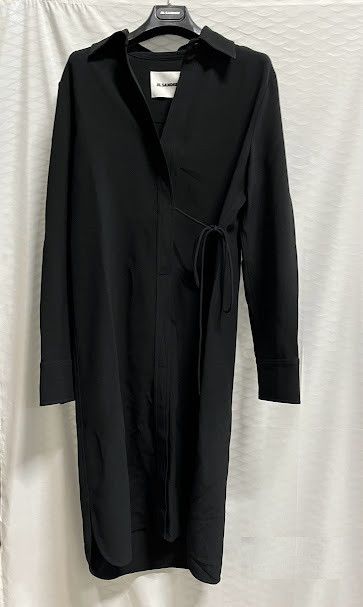 Jil Sander o1loc1c1124 Dress in Black Size S / US 4 / IT 40 - 1 Preview