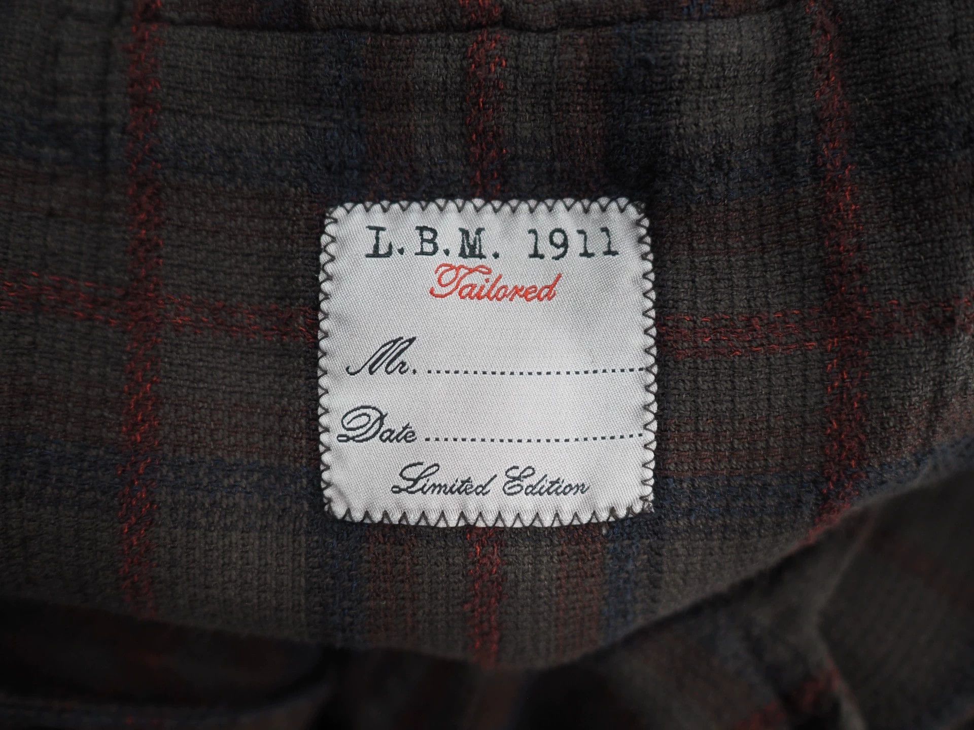 L.B.M. 1911 L.B.M.1911 Red and Brown Plaid Cotton and Linen Blend Blazer Size S / US 4 / IT 40 - 3 Thumbnail