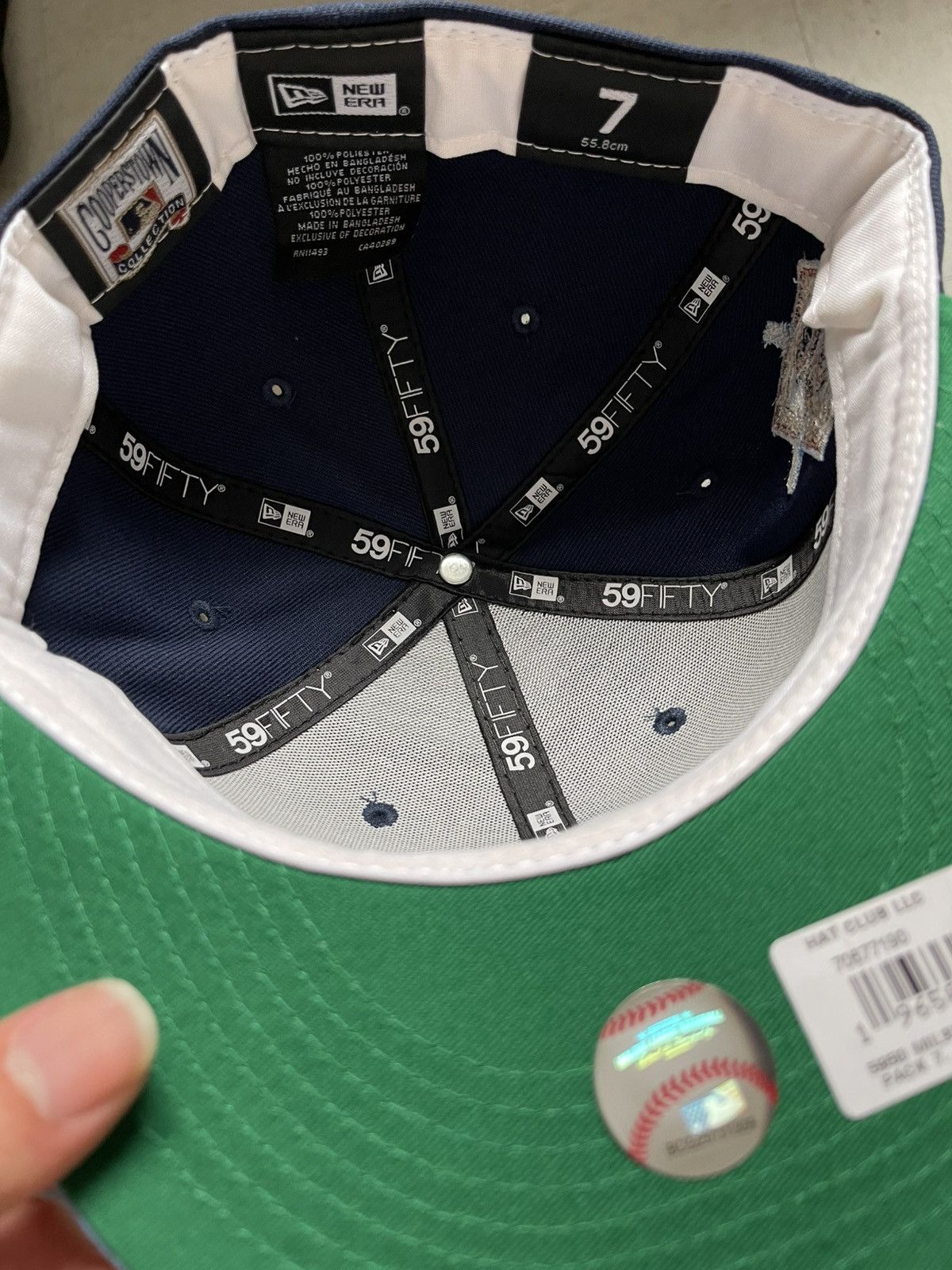Hat Club × MLB × New Era 7 Hat Club Exclusive “Blue Moon” Milwaukee Brewers Size ONE SIZE - 6 Thumbnail