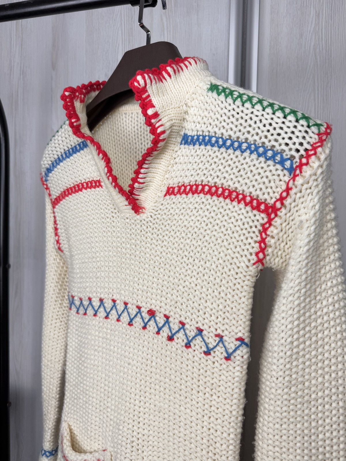 Other Tictac vintage vintage ivory patterned sweater size 38 Size XS / US 0-2 / IT 36-38 - 5 Thumbnail