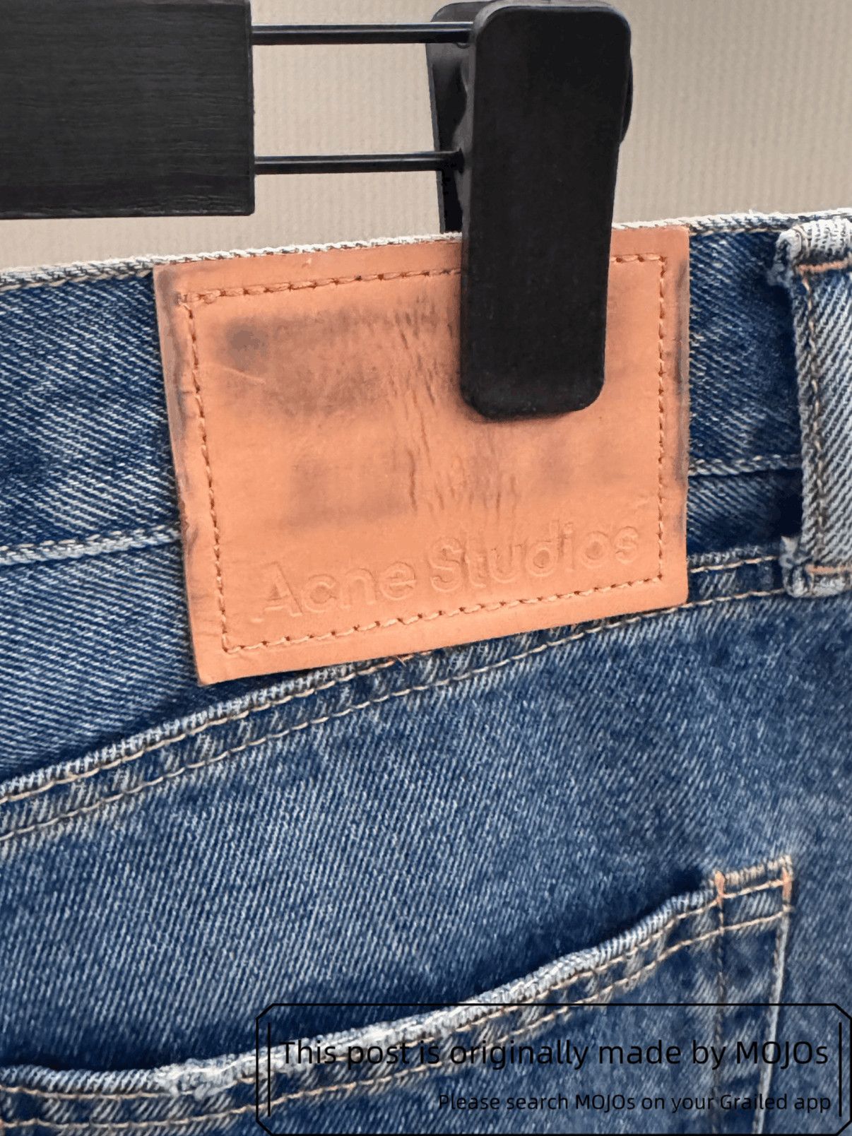 Acne Studios W32 L34 Ance Studios 1992M Washed Denim mojos1456 Size US 32 / EU 48 - 4 Thumbnail