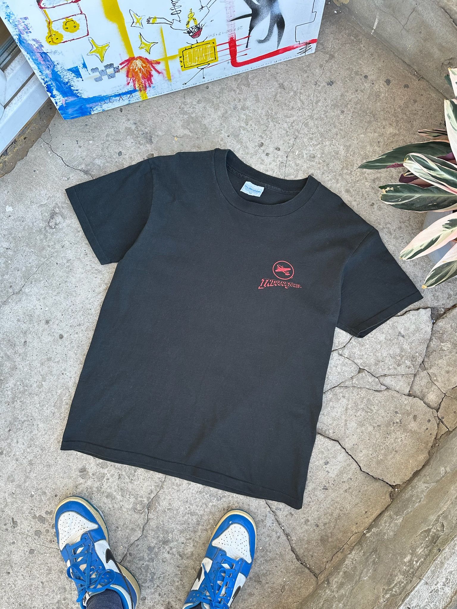 Hanes vintage indiana jones and the last crusade 80s tshirt Size US XL / EU 56 / 4 - 2 Thumbnail
