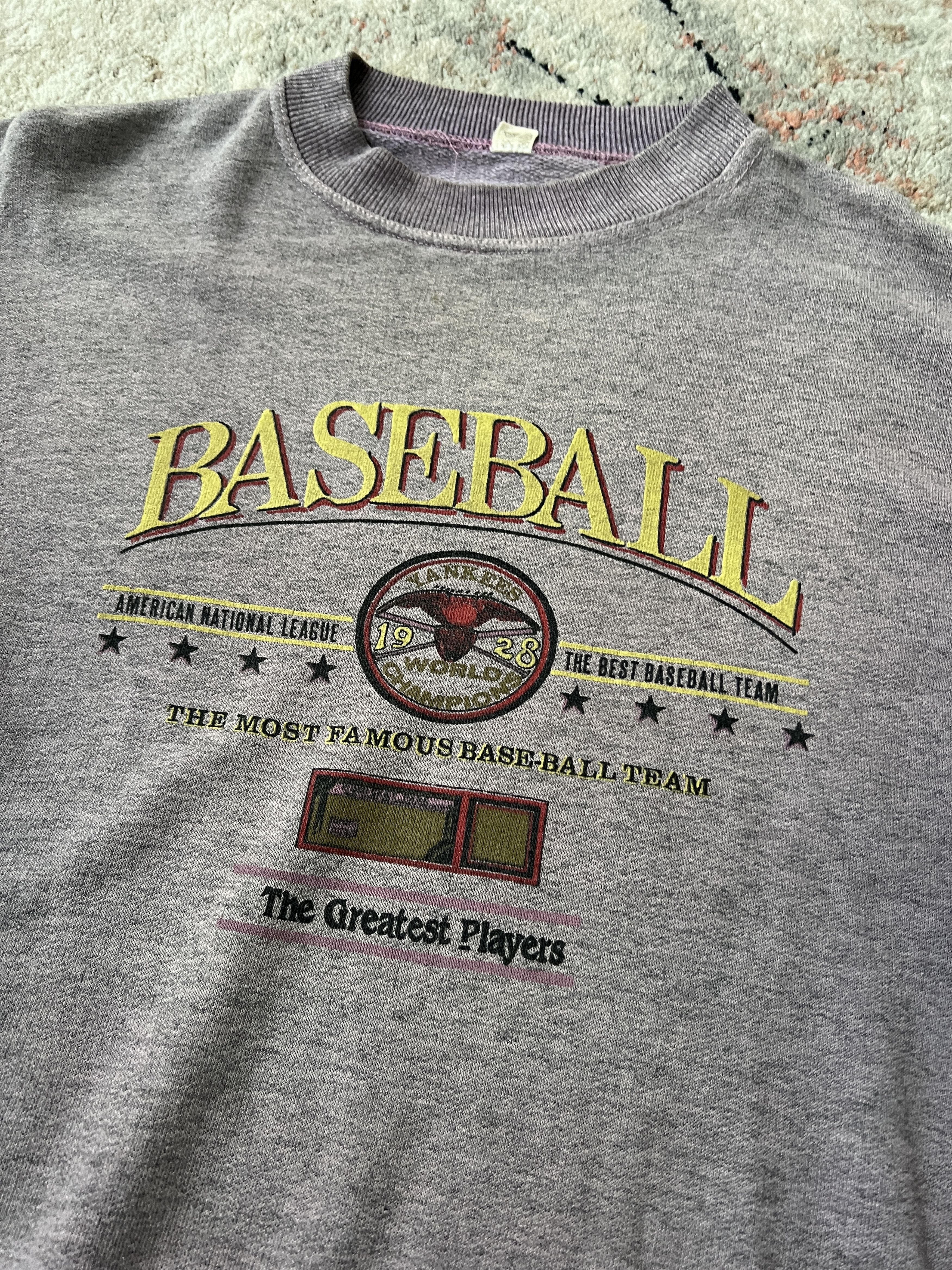 MLB Baseball Yankees 1928 World Champion Vintage Sweathsirt Size US L / EU 52-54 / 3 - 5 Thumbnail