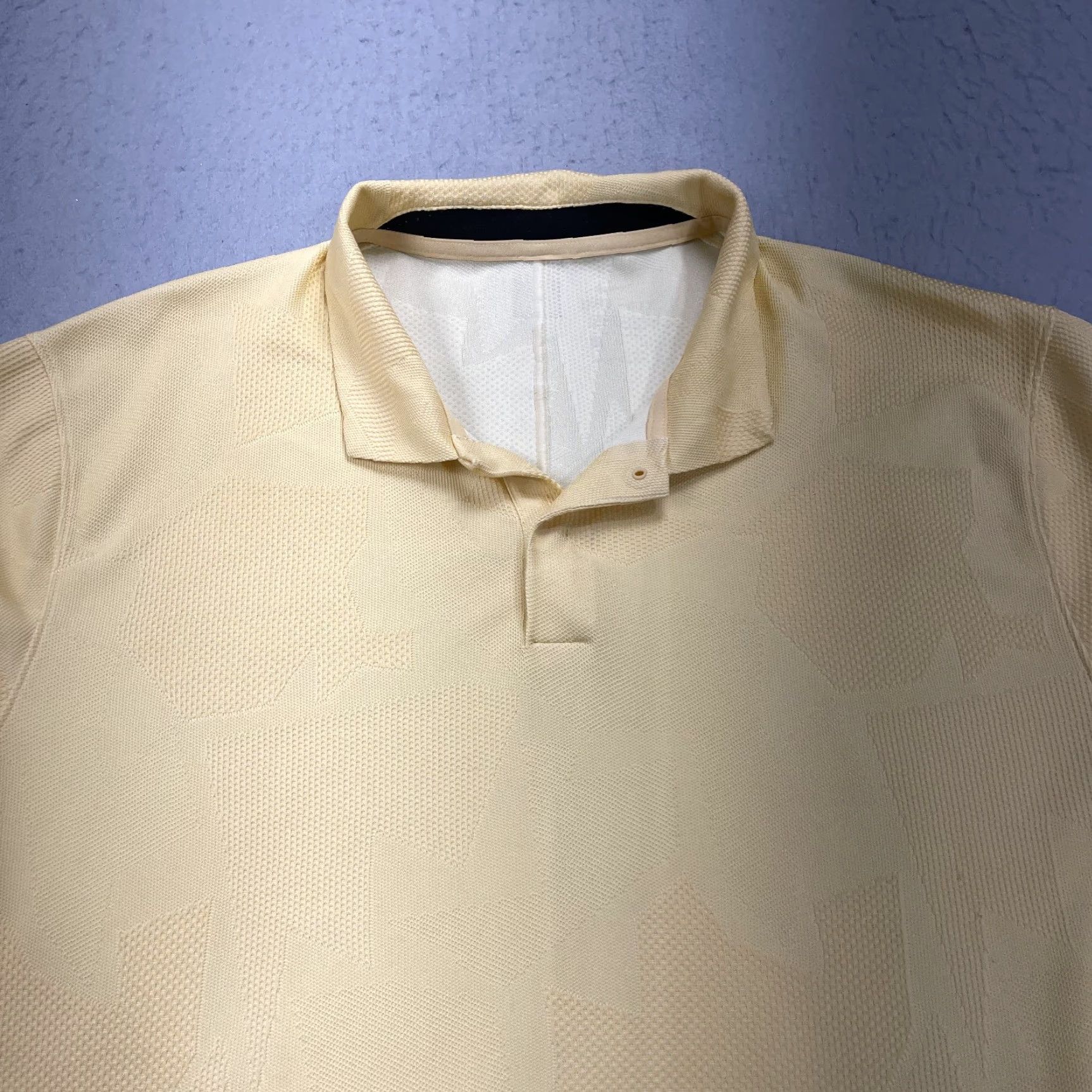 Nike Nike Tiger Woods Polo Shirt Mens XL Yellow Camouflage Snap-Closure Dri-Fit Golf Casual Activewear Shirt Size US XL / EU 56 / 4 - 2 Thumbnail