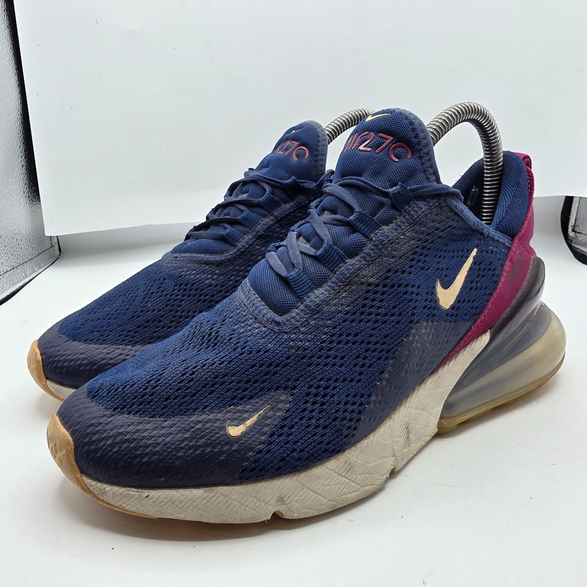 Nike Nike Air Max 270 Womens Size 7.5 Blue Void Purple Athletic S Size US 7.5 / IT 37.5 - 4 Thumbnail