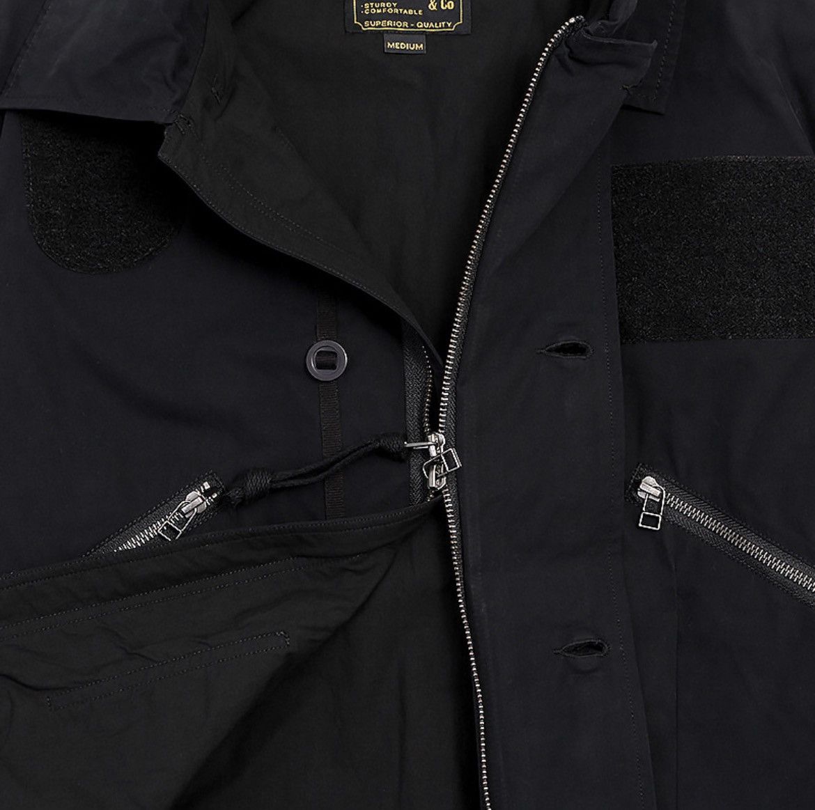 Beams Plus Outstanding & Co RAF MK3 Jacket Black Size US L / EU 52-54 / 3 - 25 Thumbnail