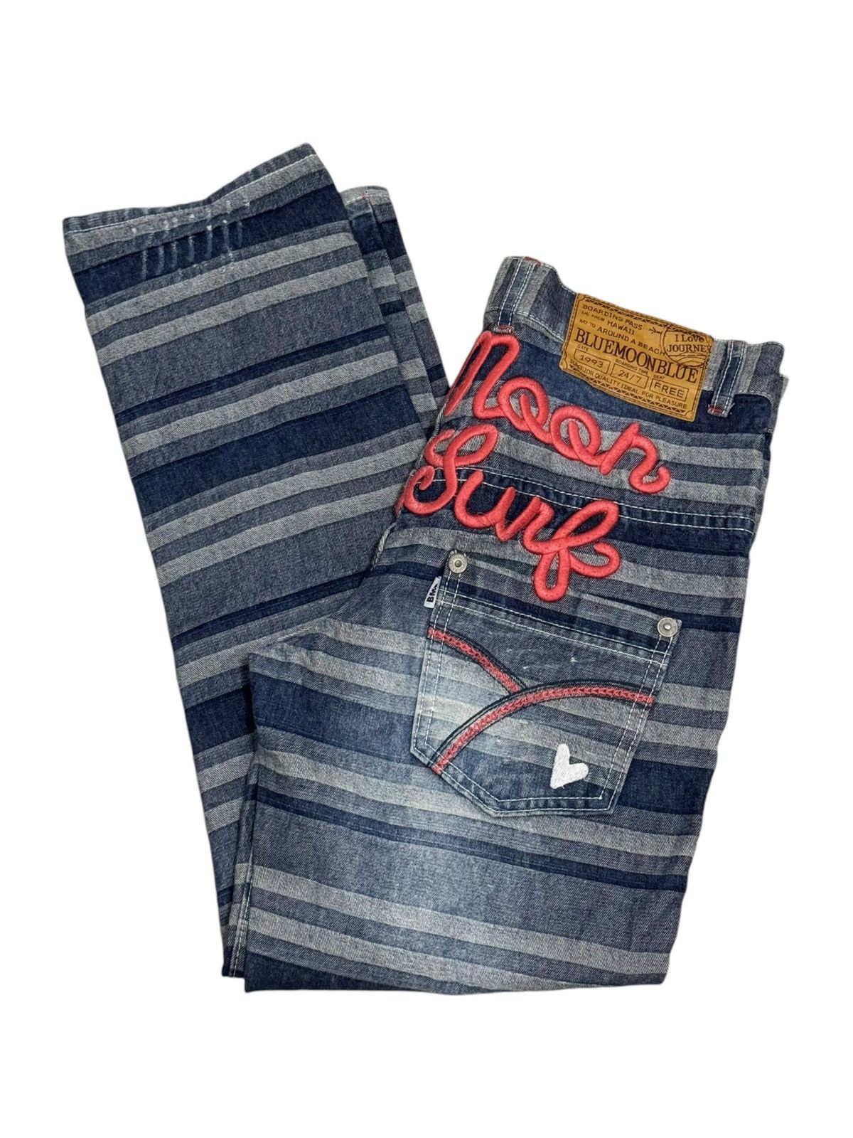 Hysteric Glamour BLUE MOON BLUE FLARE DENIM HYSTERIC GLAMOUR INSPIRED JEANS Size US 30 / EU 46 - 1 Thumbnail