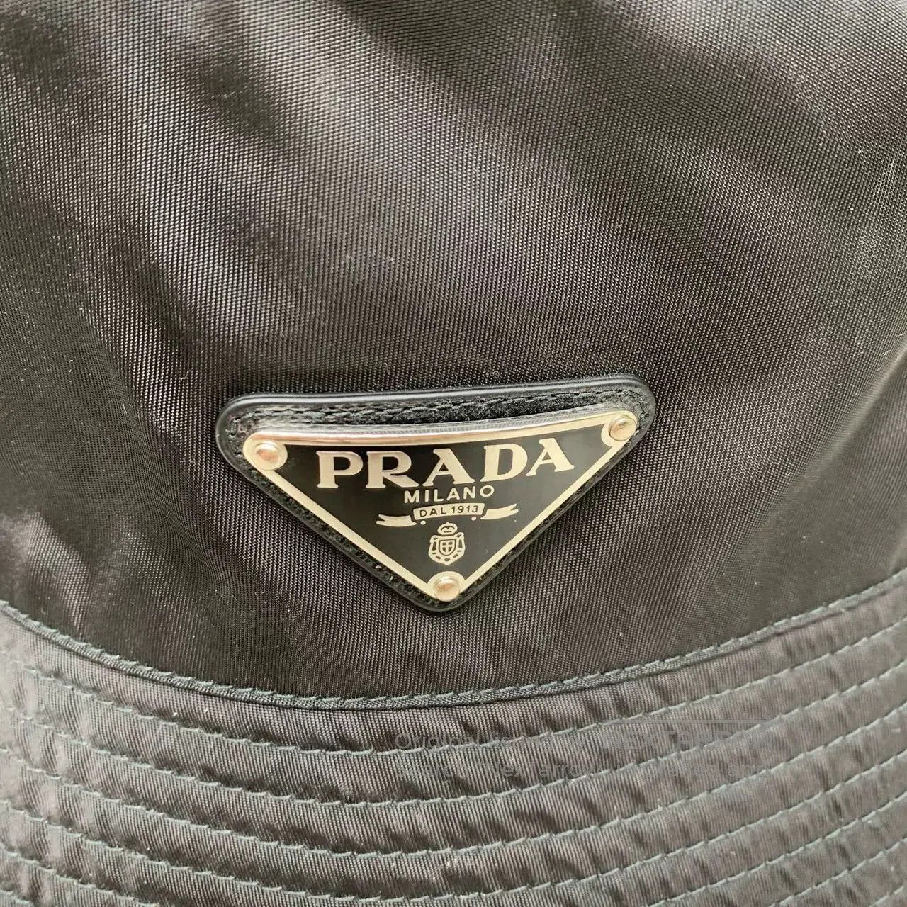 Prada Prada Black Fisherman Hat. Size ONE SIZE - 7 Thumbnail