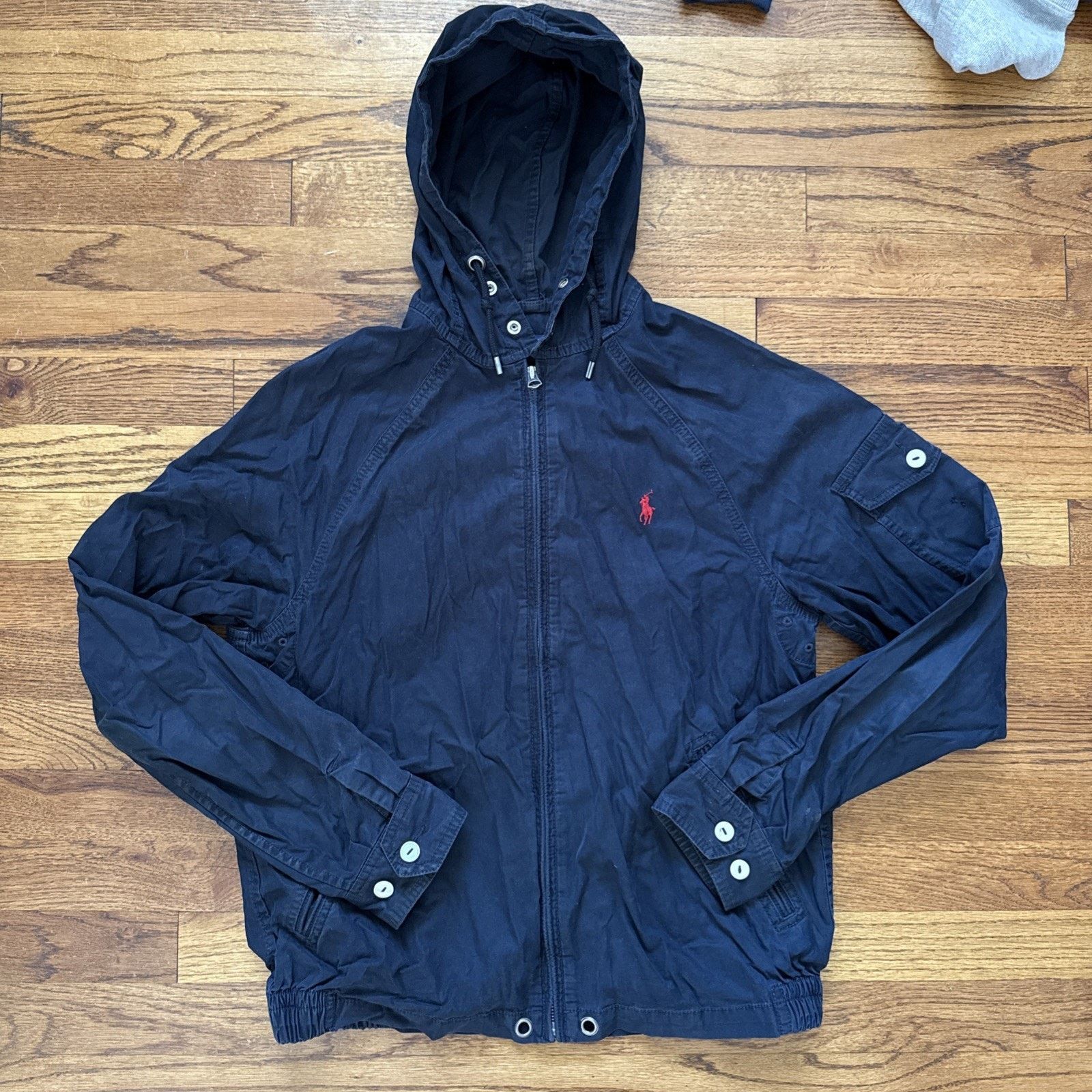 Polo Ralph Lauren Vintage POLO RALPH LAUREN Navy Zip Front Jacket sz S Size US S / EU 44-46 / 1 - 1 Thumbnail