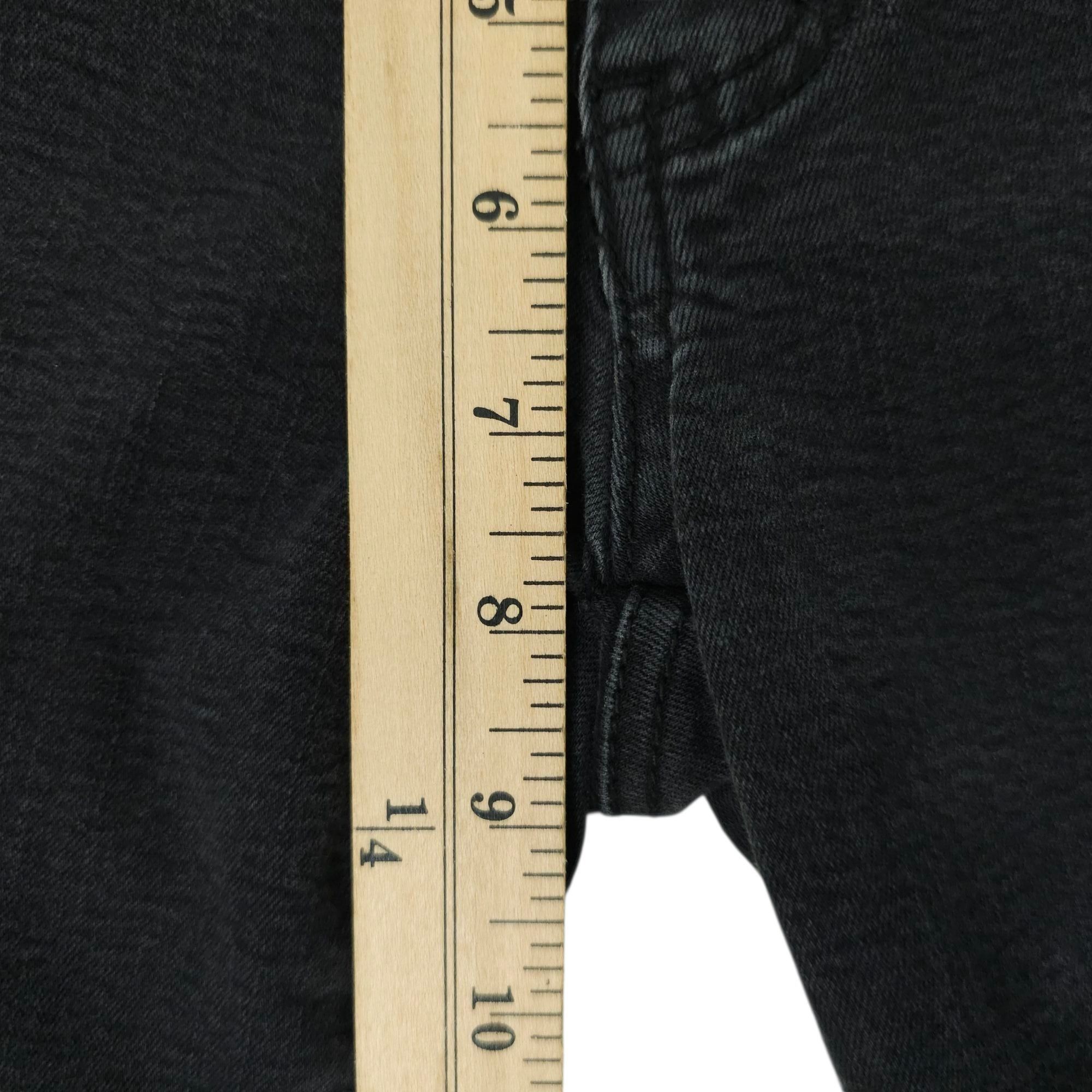 Kancan USA KanCan Ankle Zip Mid Rise Jeans Womens Size 27 Black Stretch Size 29" - 14 Thumbnail