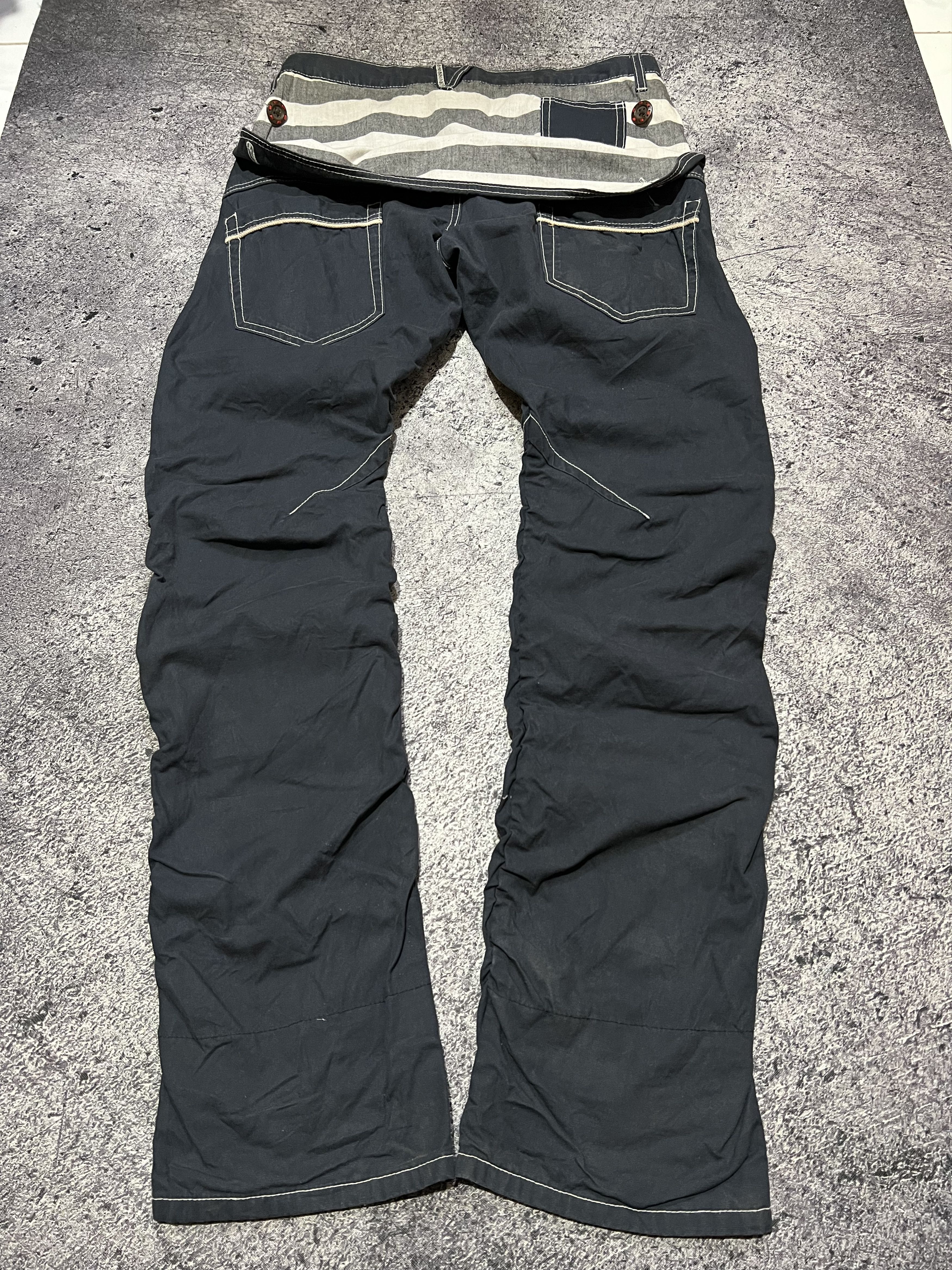 2000s Japan Brand Asymmetric Seditionaries Pants y2k style