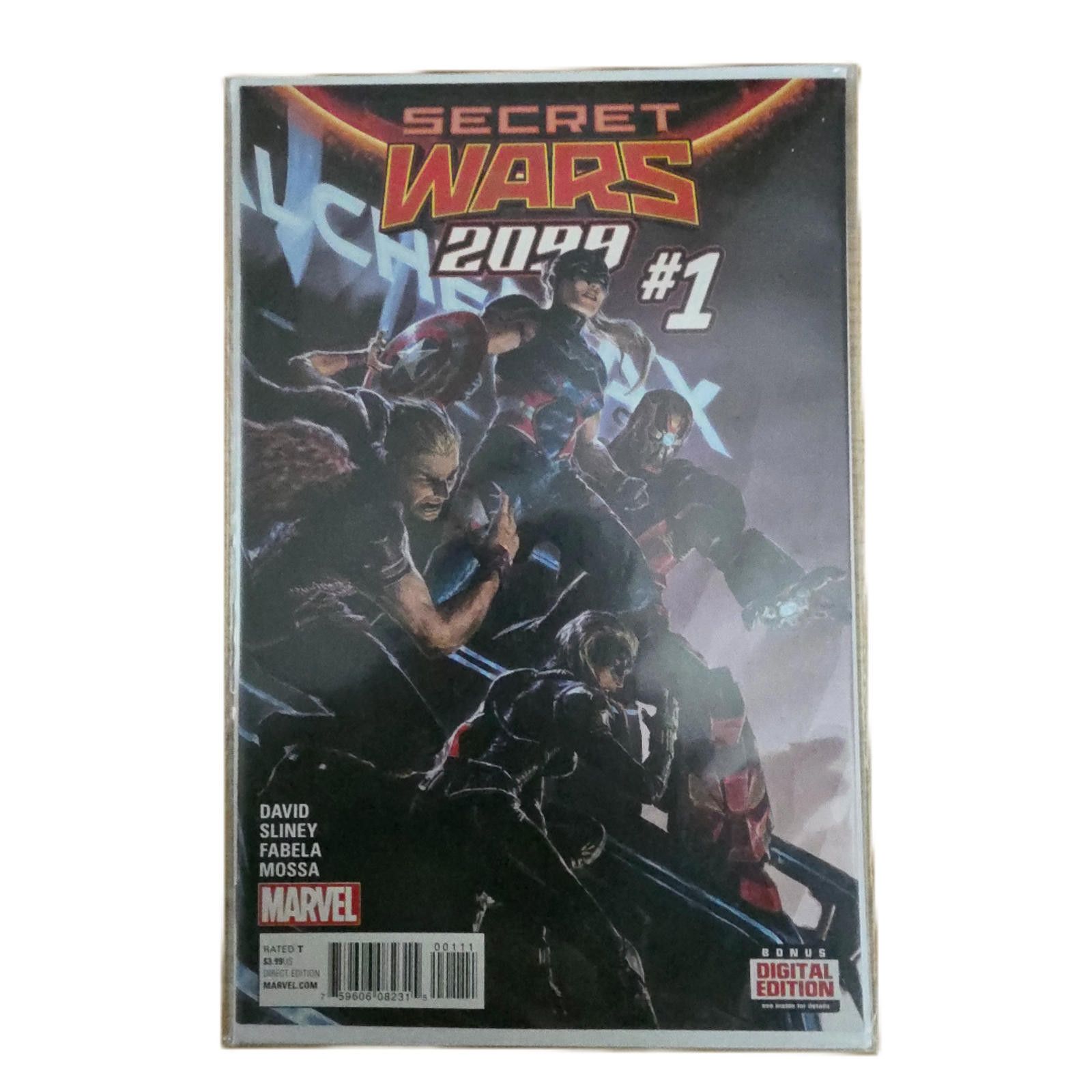 Marvel Comics Secret Wars 2099 #1 2015 Marvel Alternate Universe Comic (C) Size ONE SIZE - 2 Thumbnail