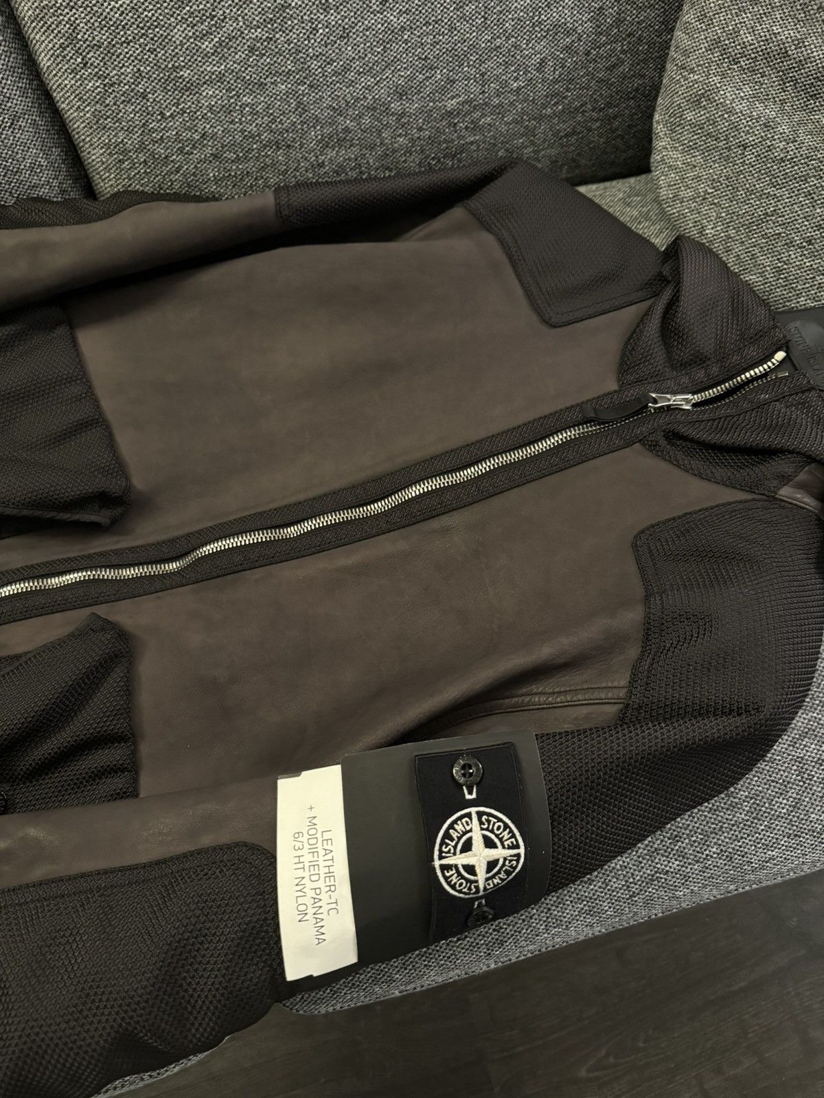 Stone Island Stone Island Leather-TC Modified Panama 6/3 HT Nylon jacket Size US M / EU 48-50 / 2 - 4 Thumbnail