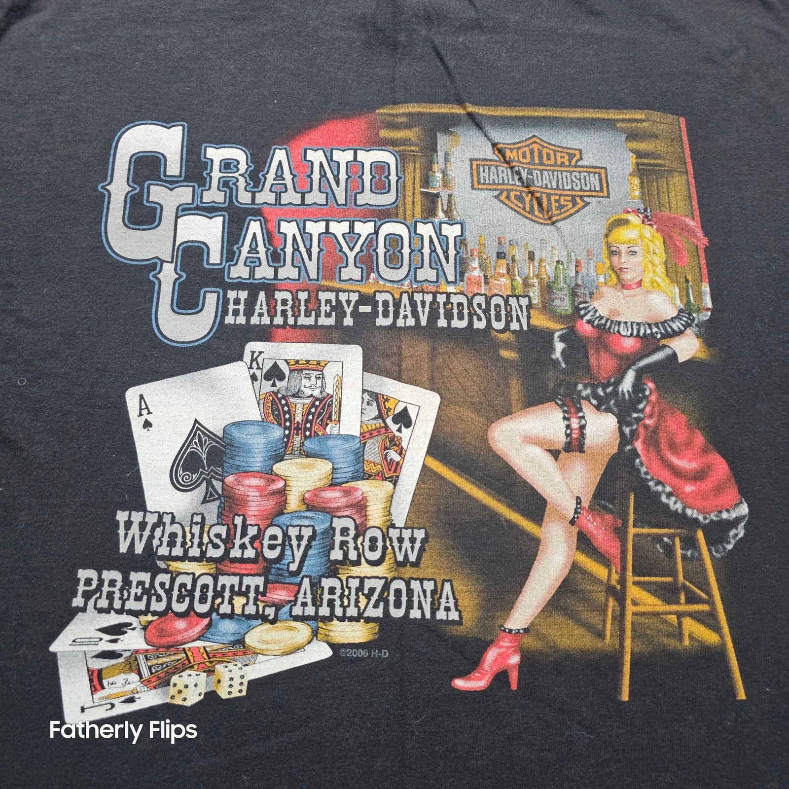 Harley Davidson 2006 Harley Davidson Grand Canyon Whiskey Row Shirt Large Size US L / EU 52-54 / 3 - 2 Thumbnail