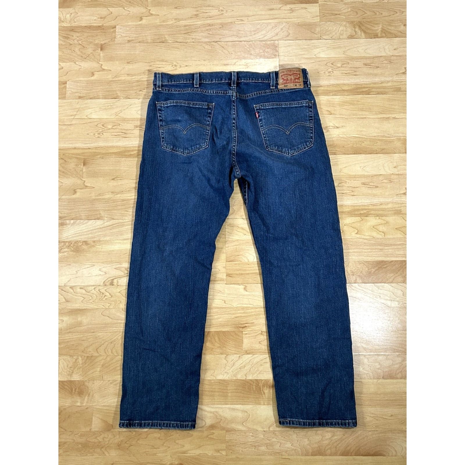 Levi's Levi's 505 Jeans Denim Regular Straight Leg 38x30 Mens Size US 38 / EU 54 - 2 Thumbnail