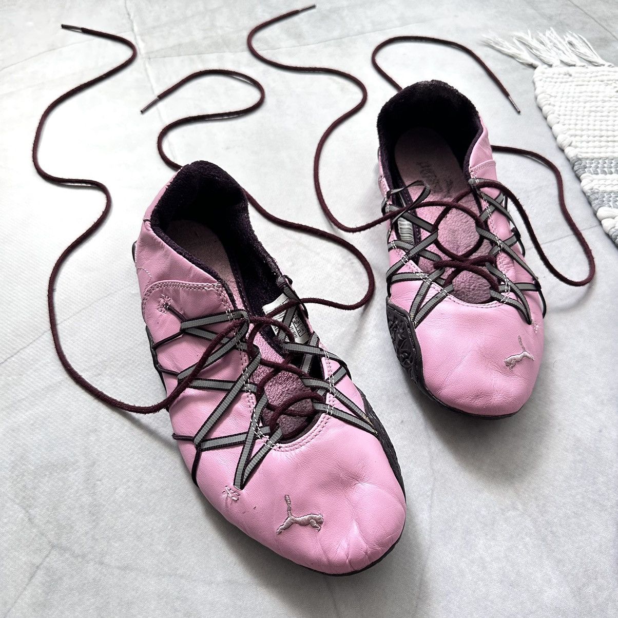 Jil Sander × Puma RARE Puma Lace Up Ballet Flats Shoes Sneakers Speedcat Vibe Size US 6 / IT 36 - 3 Thumbnail