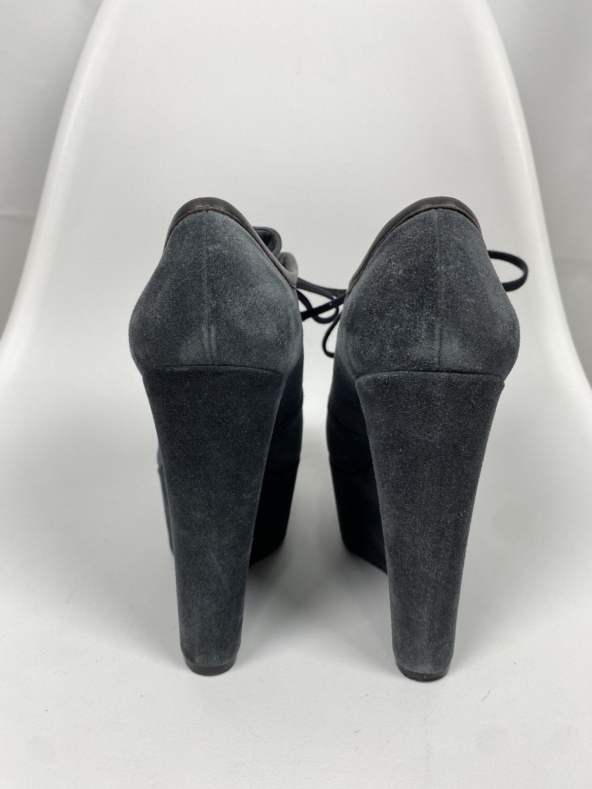 Stuart Weitzman Stuart Weitzman Suede Wedge Booties size 38 Size US 8 / IT 38 - 4 Thumbnail