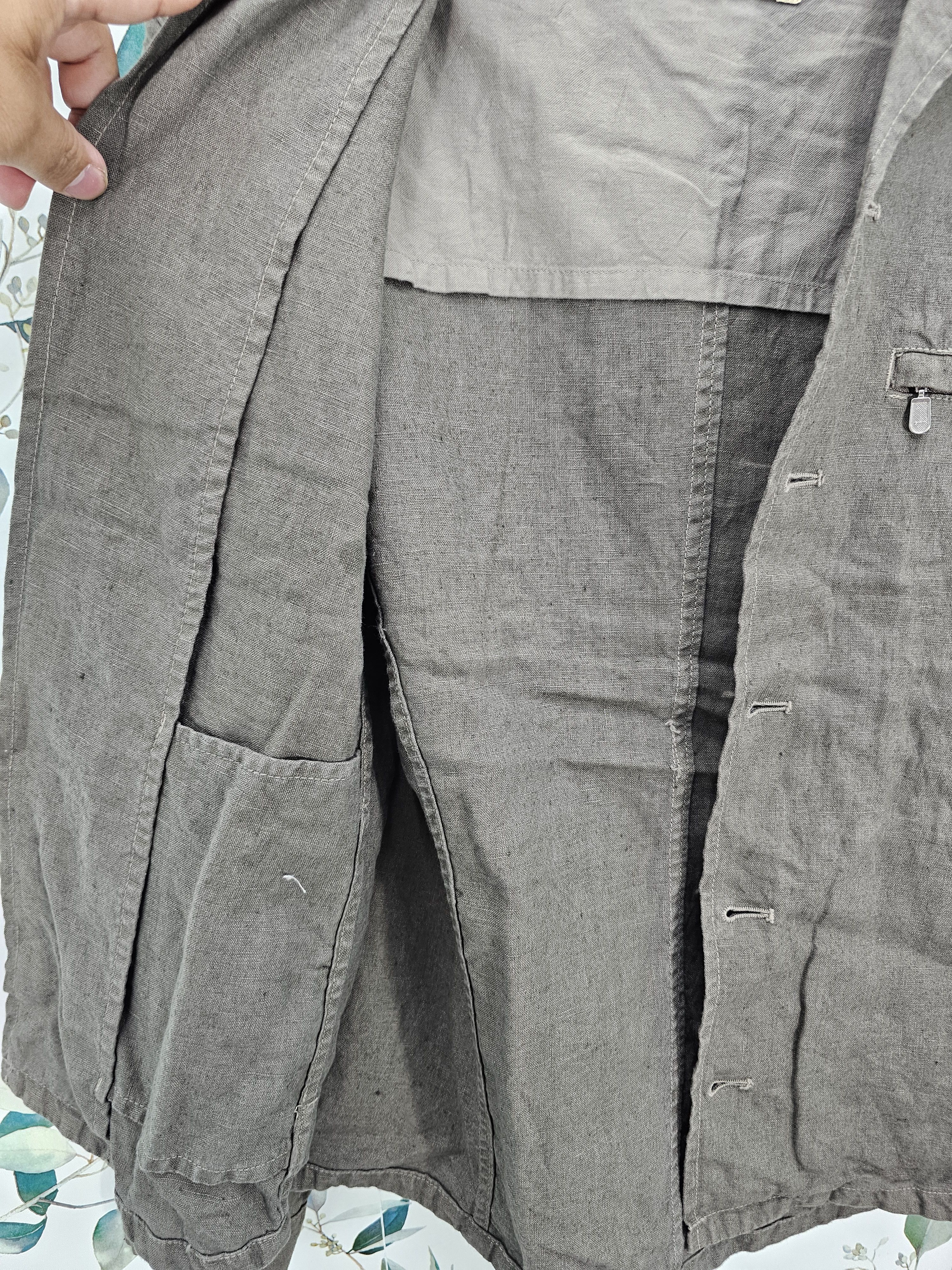 Journal Standard Vintage JOURNAL STANDARD Button Ups Linen Jacket J0138 Size US M / EU 48-50 / 2 - 11 Thumbnail