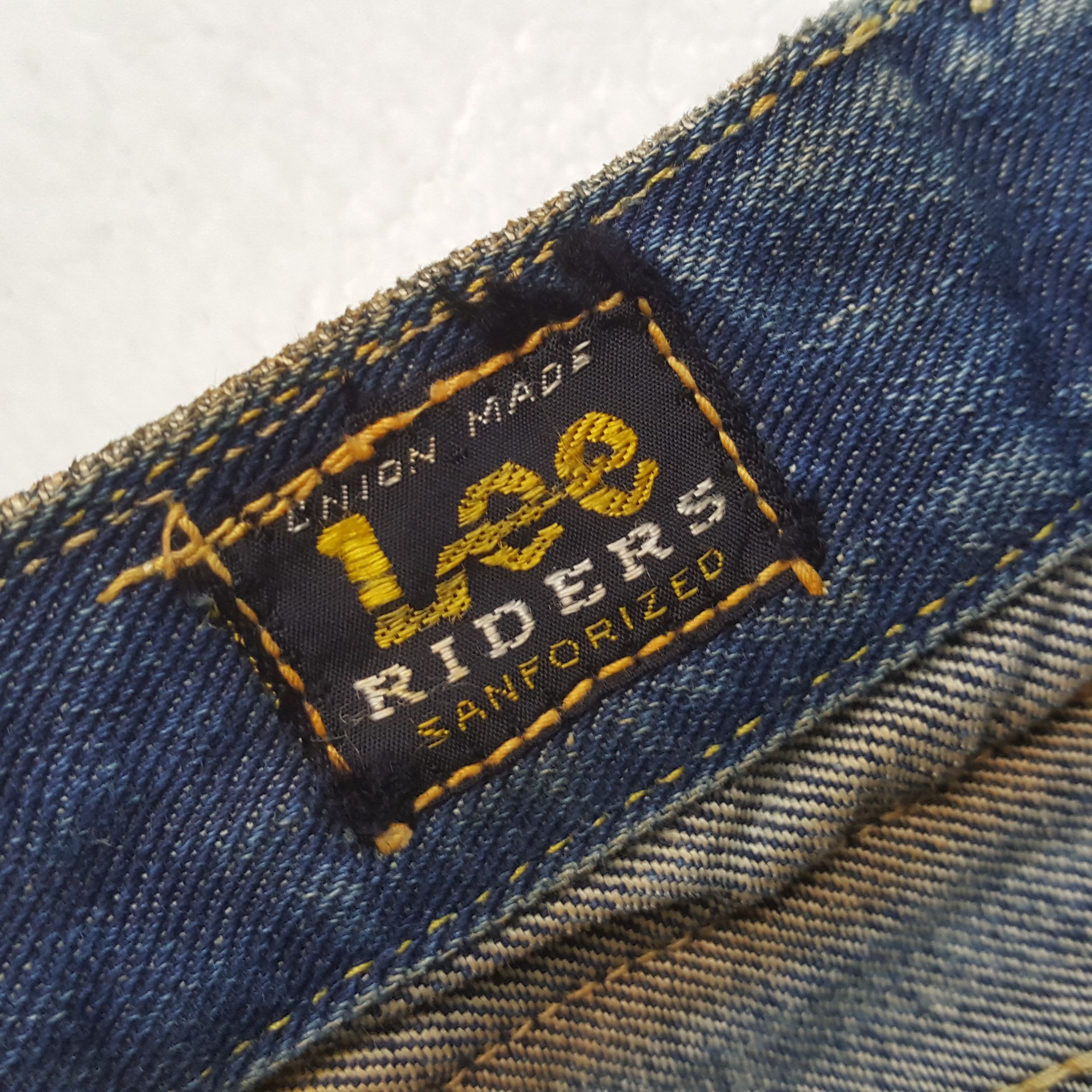 Lee Vintage 70's Lee Riders American Brand Distressed Jeans RR14 Size US 30 / EU 46 - 14 Thumbnail