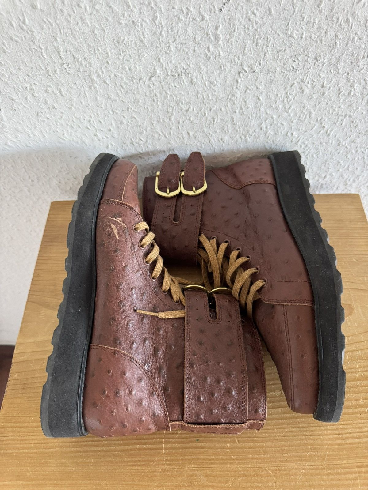 Adidas × Jeremy Scott Ostrich Embossed Slim Boots Size US 7.5 / EU 40-41 - 6 Thumbnail