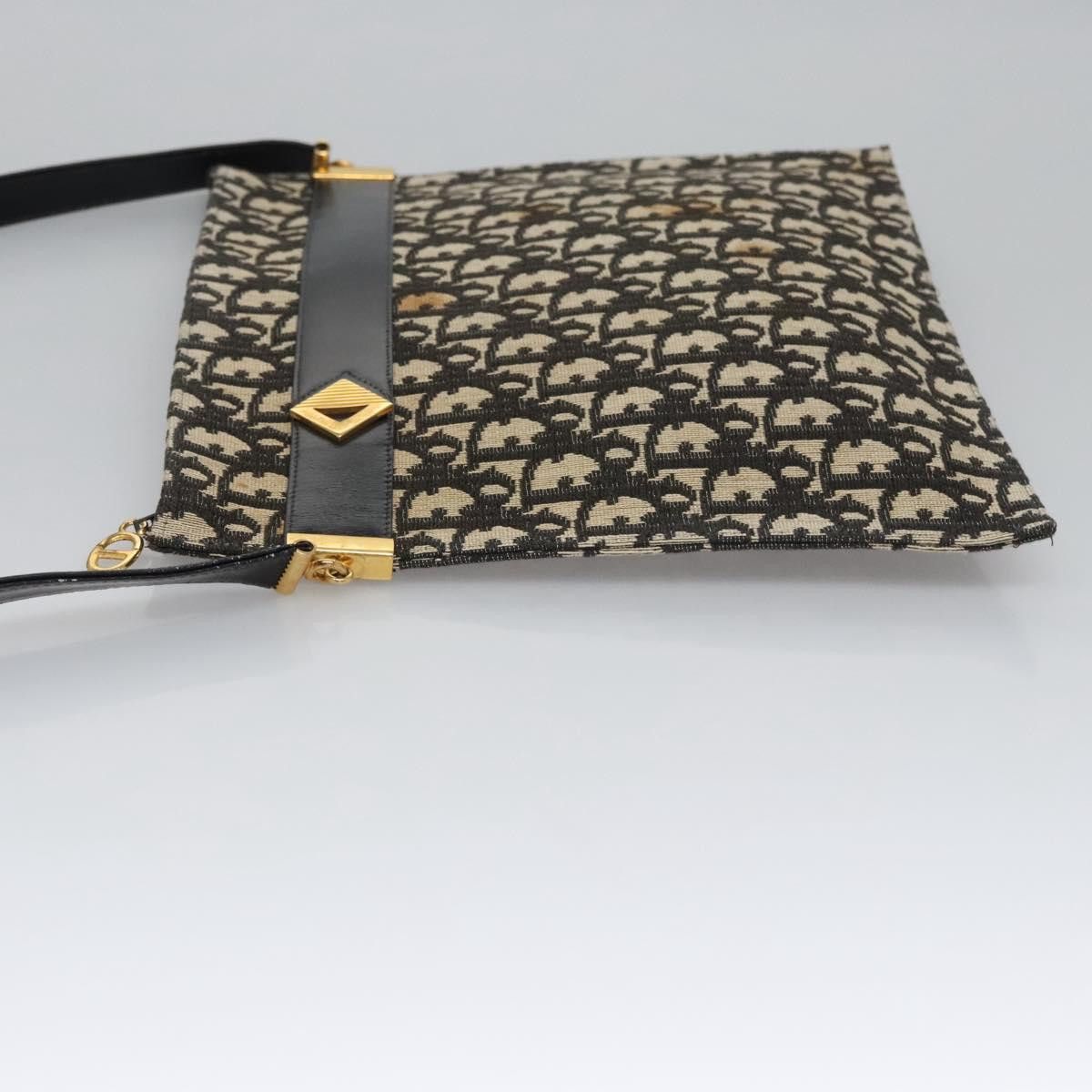 Dior DIOR Trotter Canvas Shoulder Bag Navy Size ONE SIZE - 5 Thumbnail