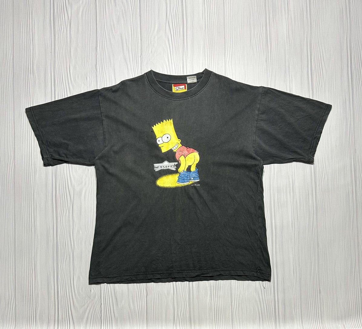 Vintage Rare Vintage The Simpsons Bart Censored T-Shirt Size US L / EU 52-54 / 3 - 1 Thumbnail