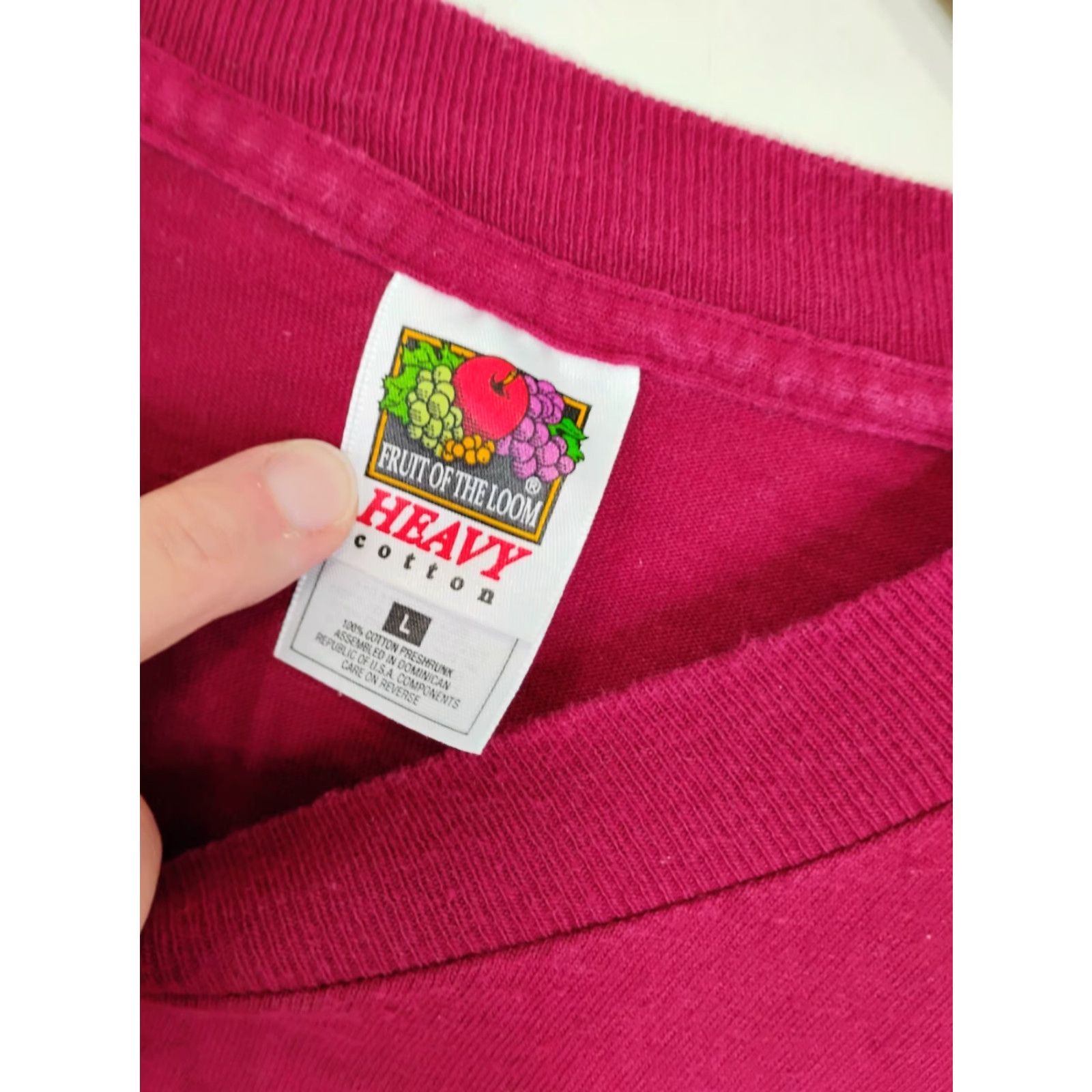 Fruit Of The Loom VINTAGE Boston Massachusetts Short Sleeve Graphic T Shirt Mens Fits Medium Red Size US M / EU 48-50 / 2 - 4 Thumbnail