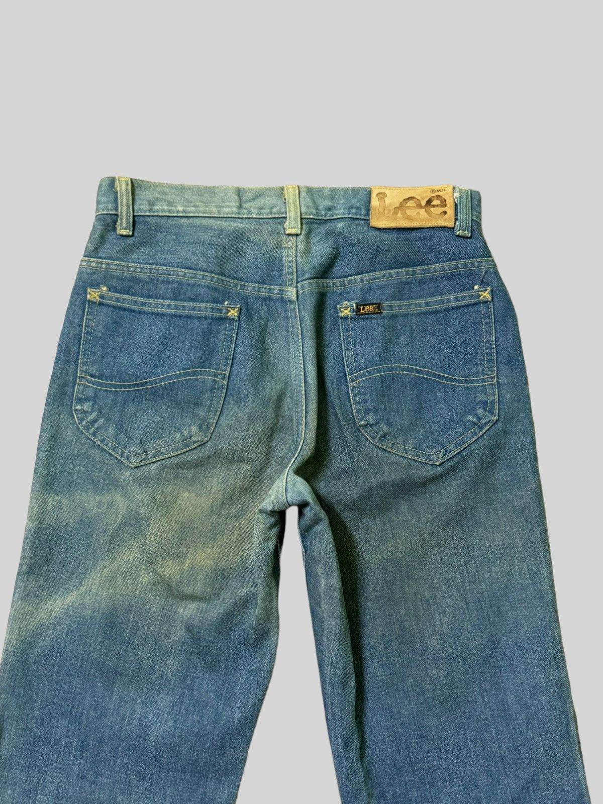 Lee Vintage Flared Lee Raider Talon Zipper Faded Denim Size US 28 / EU 44 - 10 Thumbnail