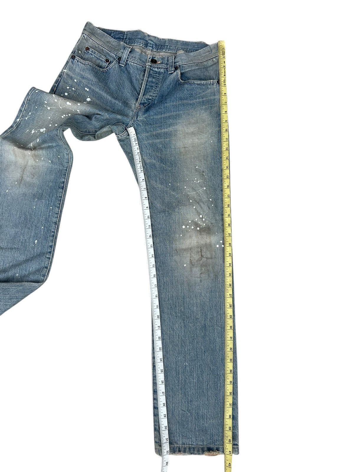 Tete Homme Vintage Tete Homme Japan Dirty Mud Denim Painter Jeans Size US 31 - 4 Thumbnail