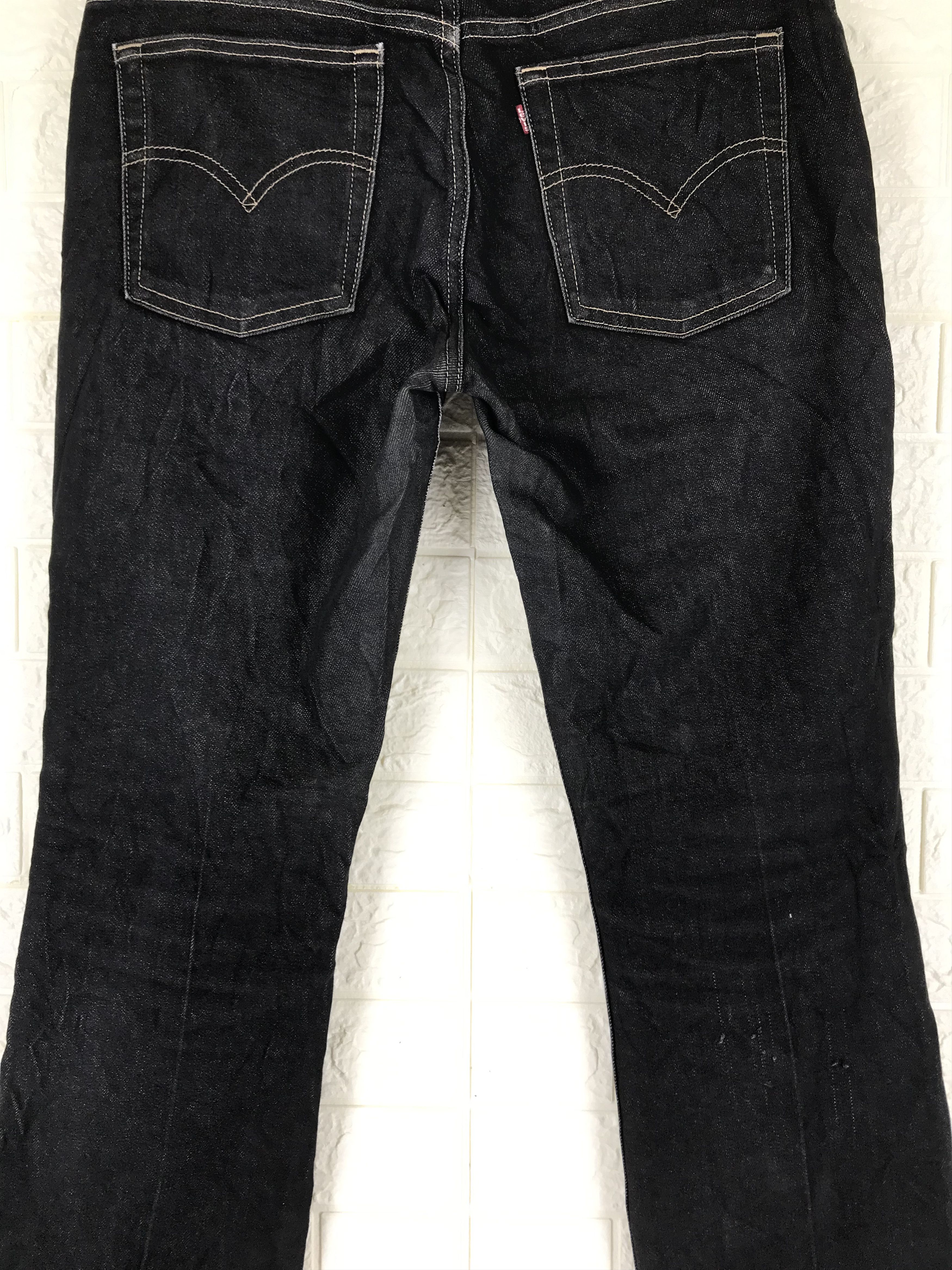 Levi's Vintage Levi's 515 Flare Jeans Super Black Boot Cut Denim Size 32" / US 10 / IT 46 - 7 Thumbnail
